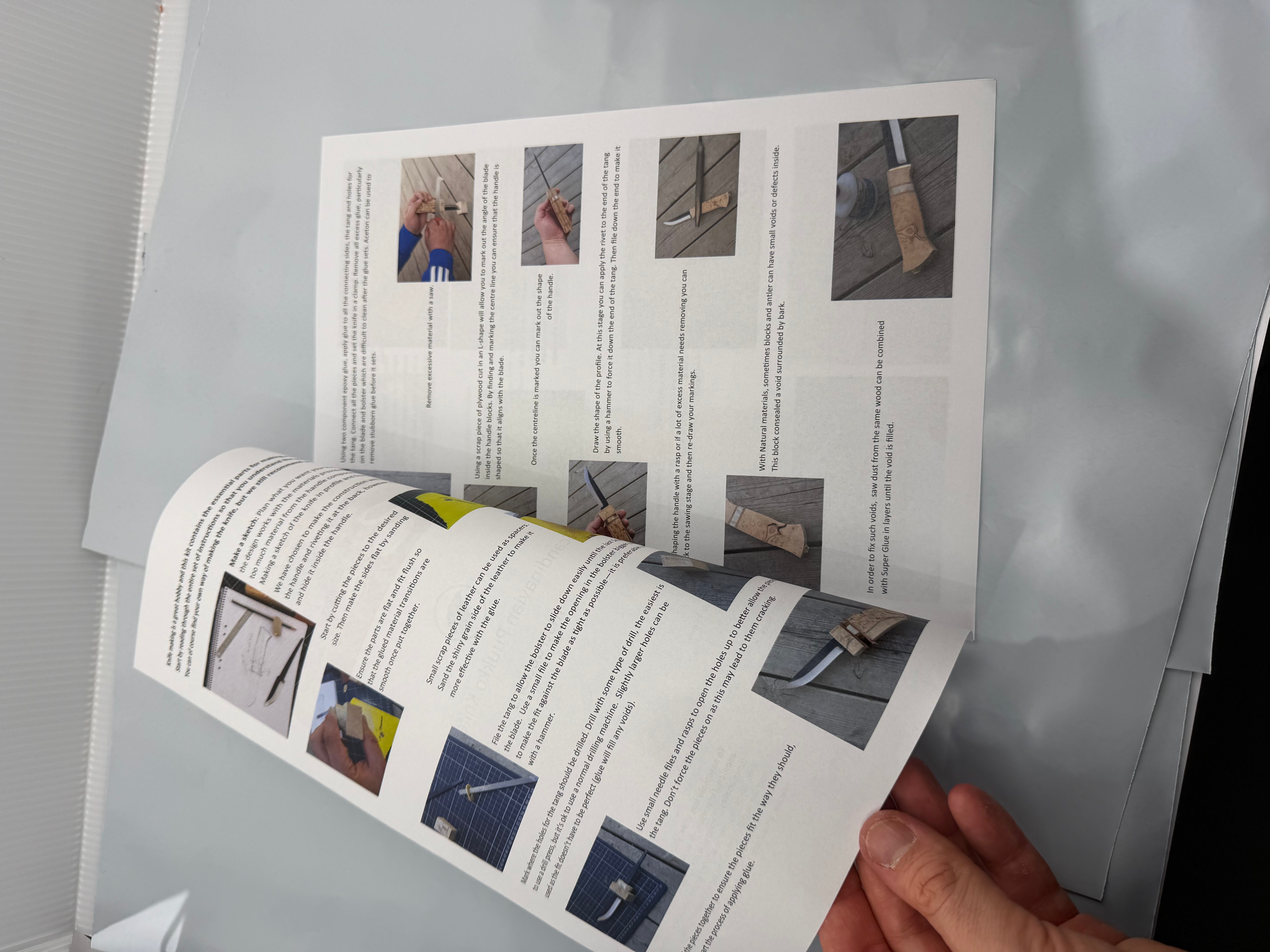 Knivbyggesett KBS3 - 95mm Tollekniv