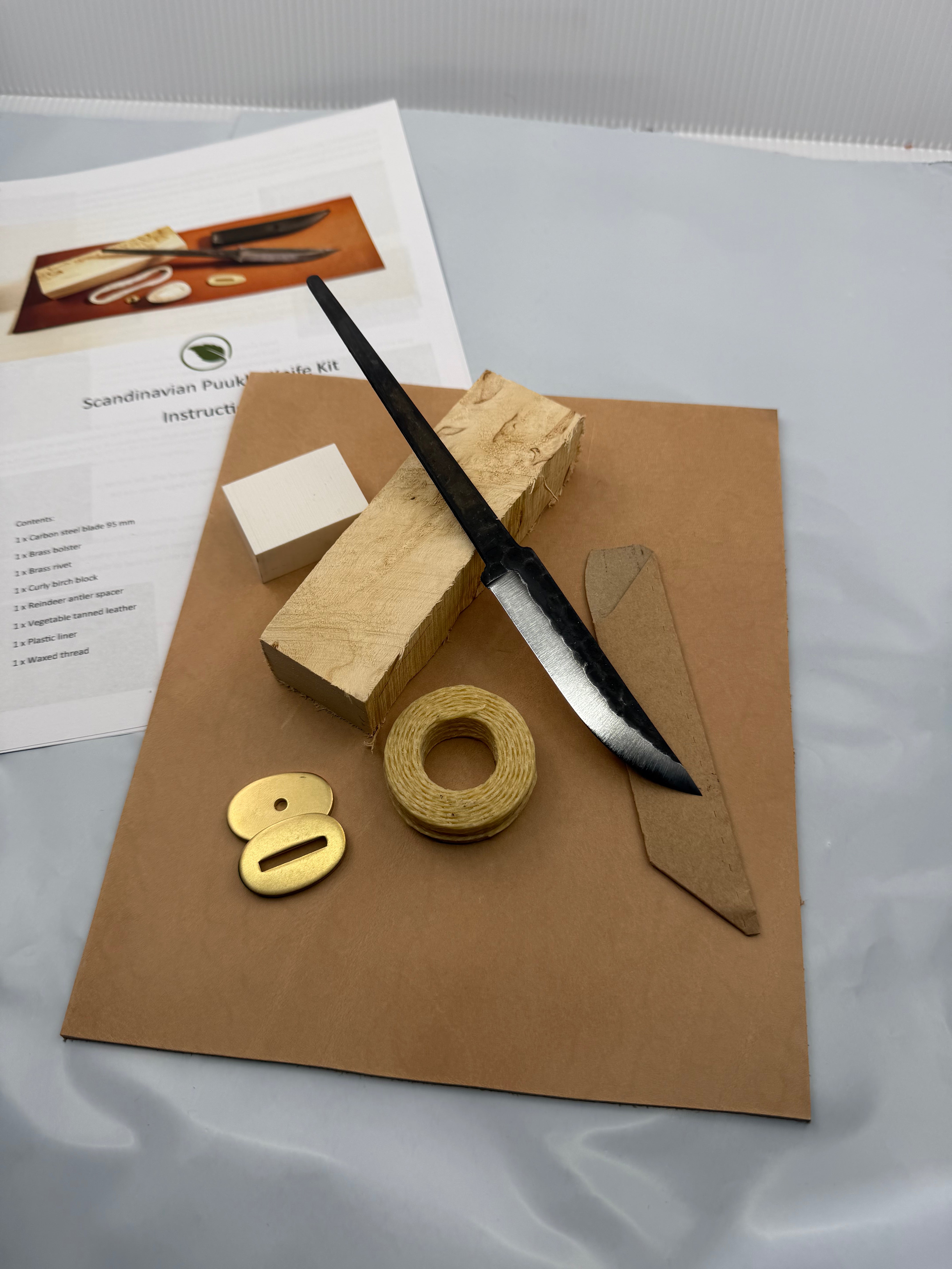 Knivbyggesett KBS3 - 95mm Tollekniv