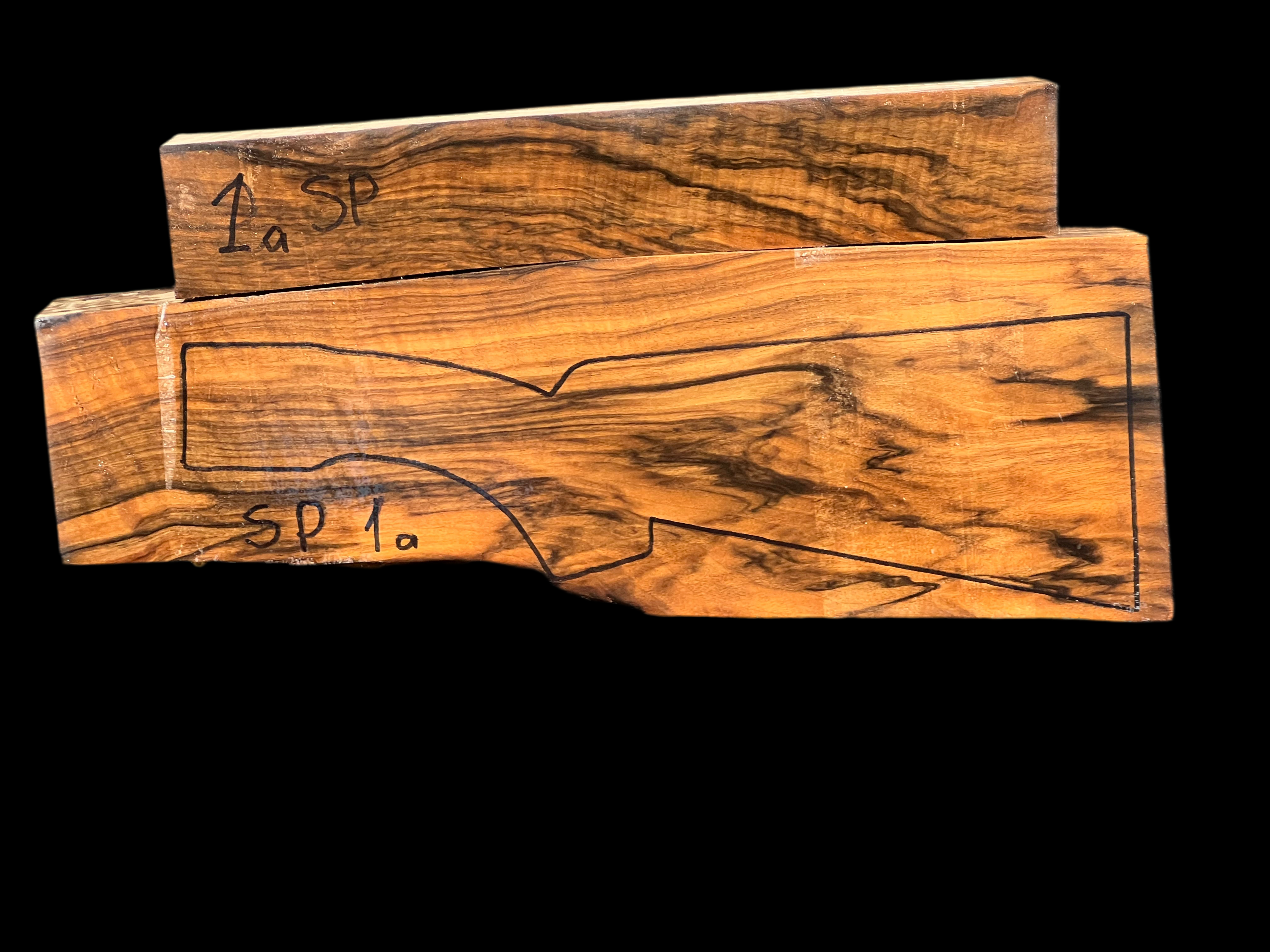 Shotgun Stock Blank Turkish Walnut Grade 3 SP1