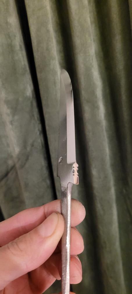 Hand-forged knife blade Halvor Jøntvedt HJ4 Stainless