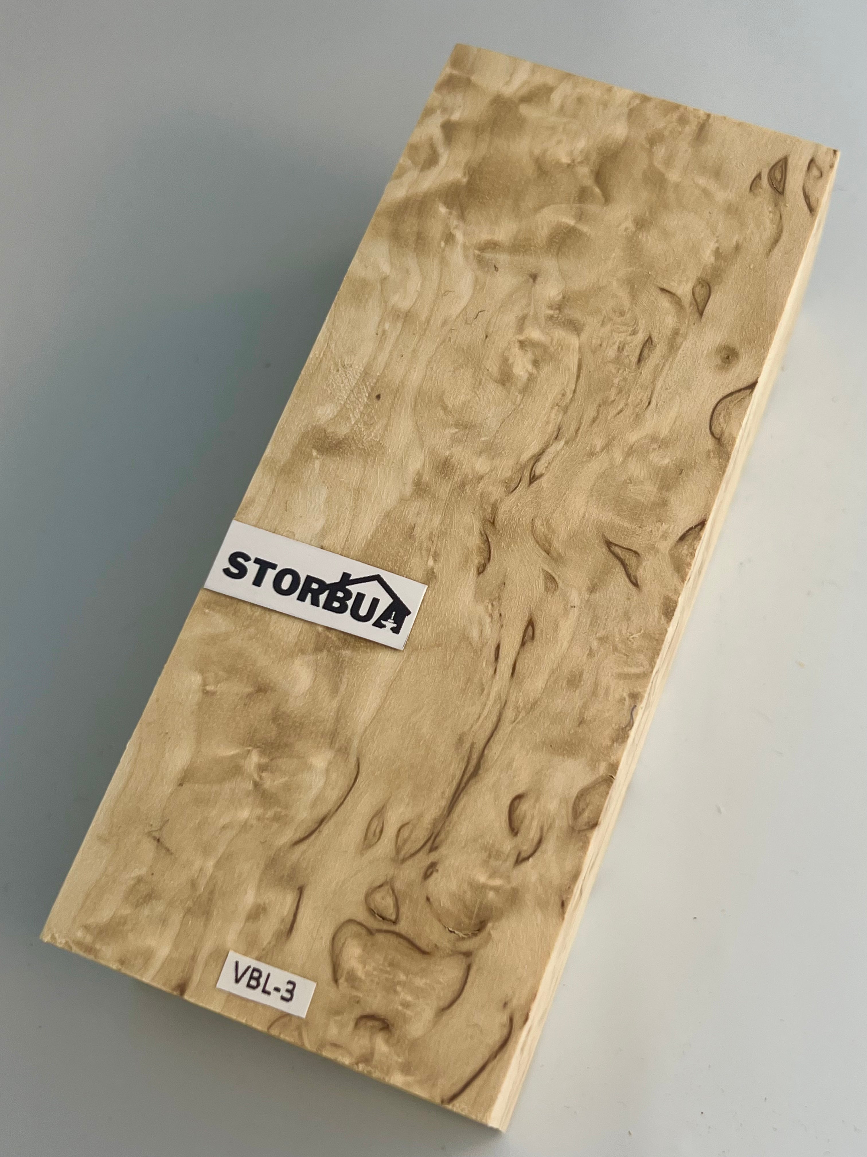 Valbjørk Masur birch 40x52x122mm no: VBL-3