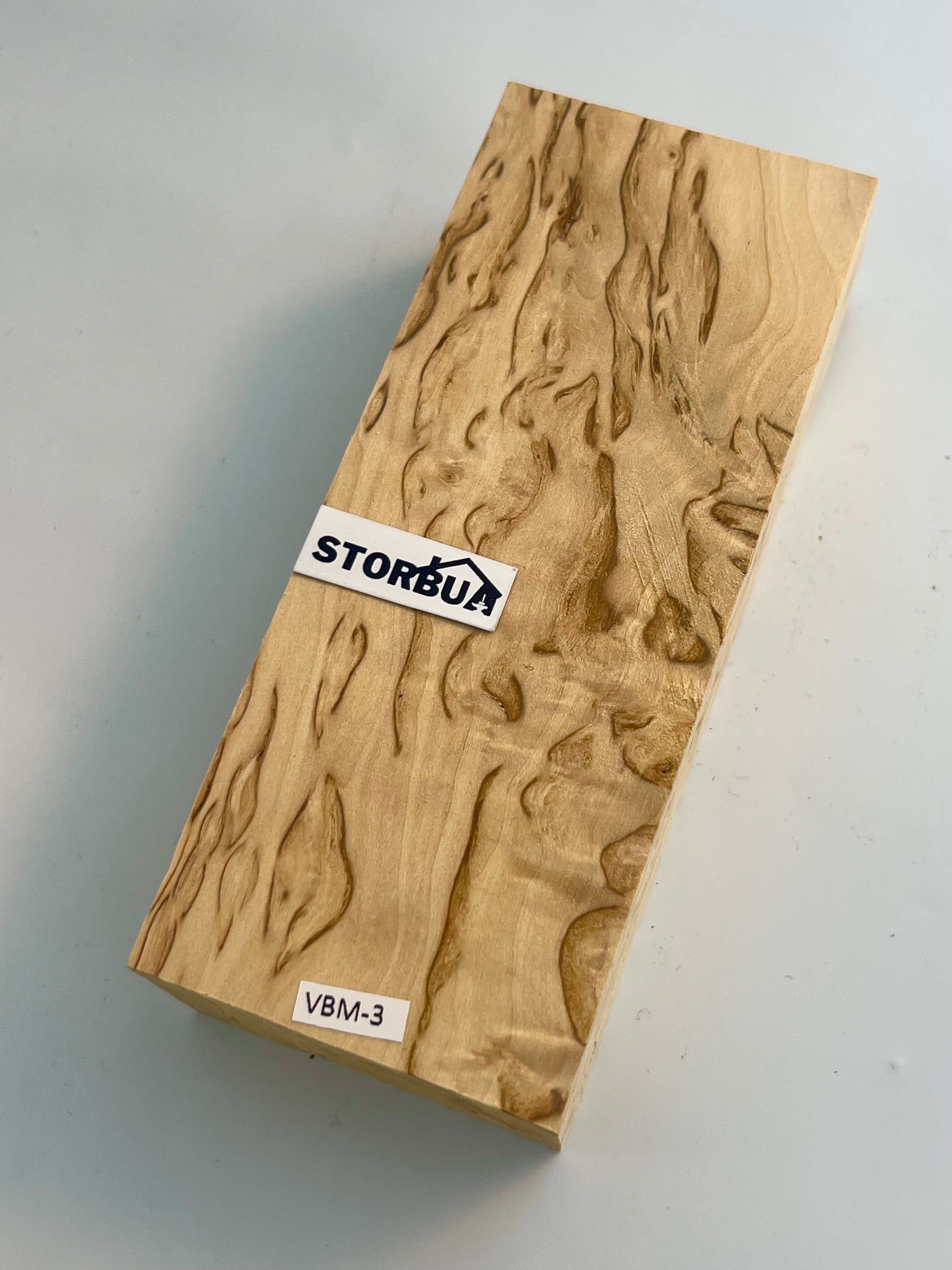 Valbjørk masur birch 30x49x119mm no: VBM-3