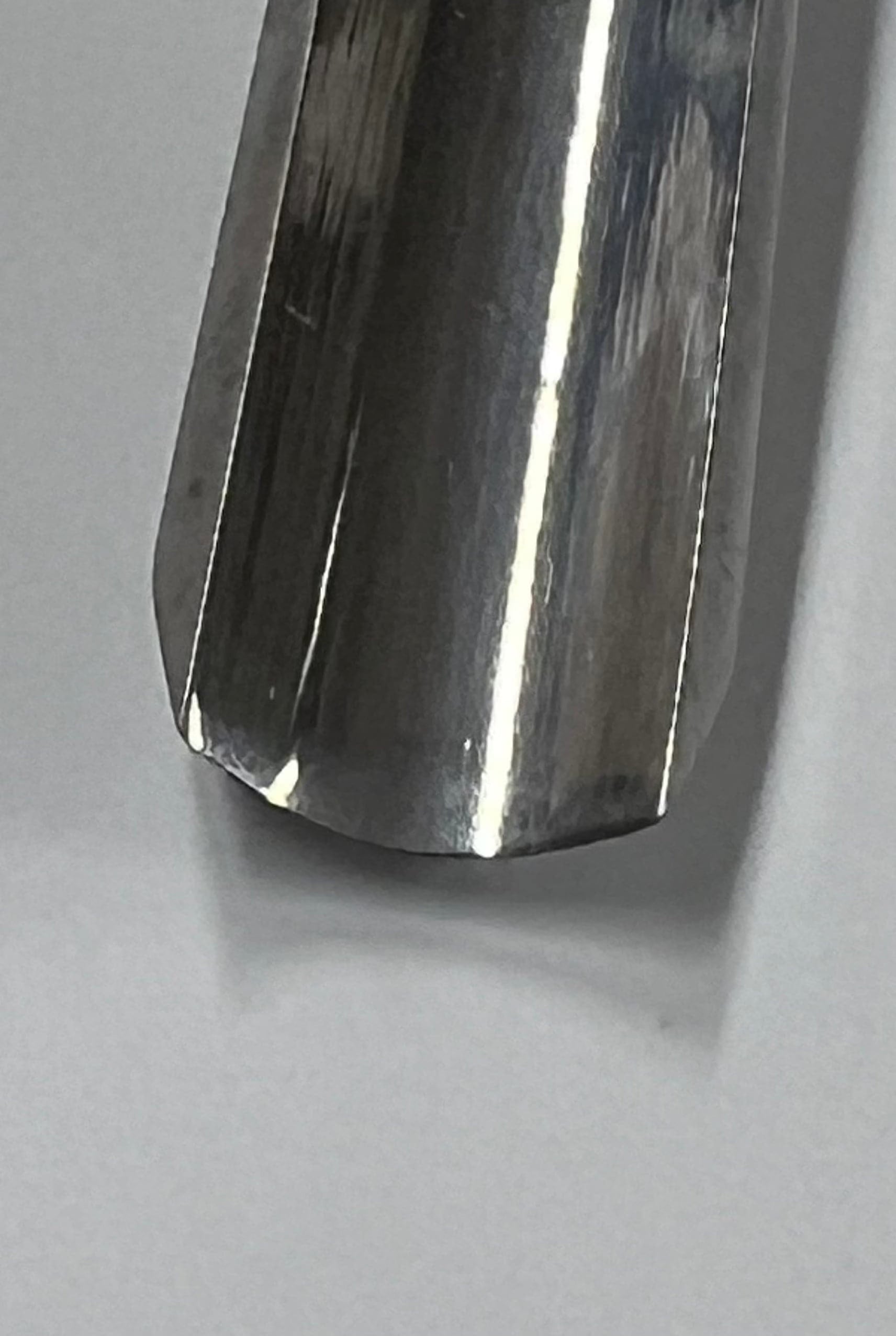 Wood carving iron 75x14mm straight rounded chisel P8/08 w/ball handle