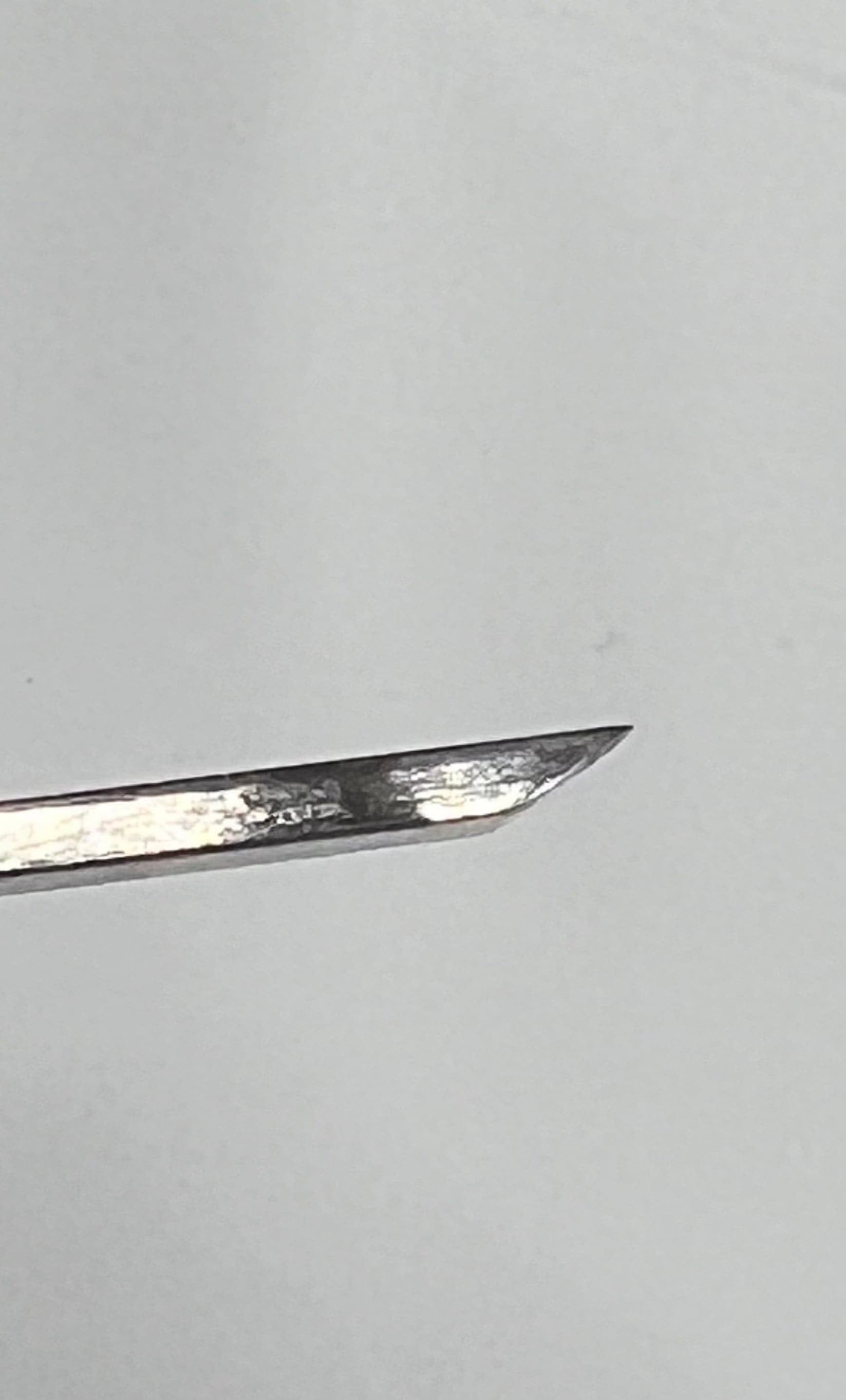 Wood carving iron 75x4mm straight flat chisel P1/04 w/ball handle