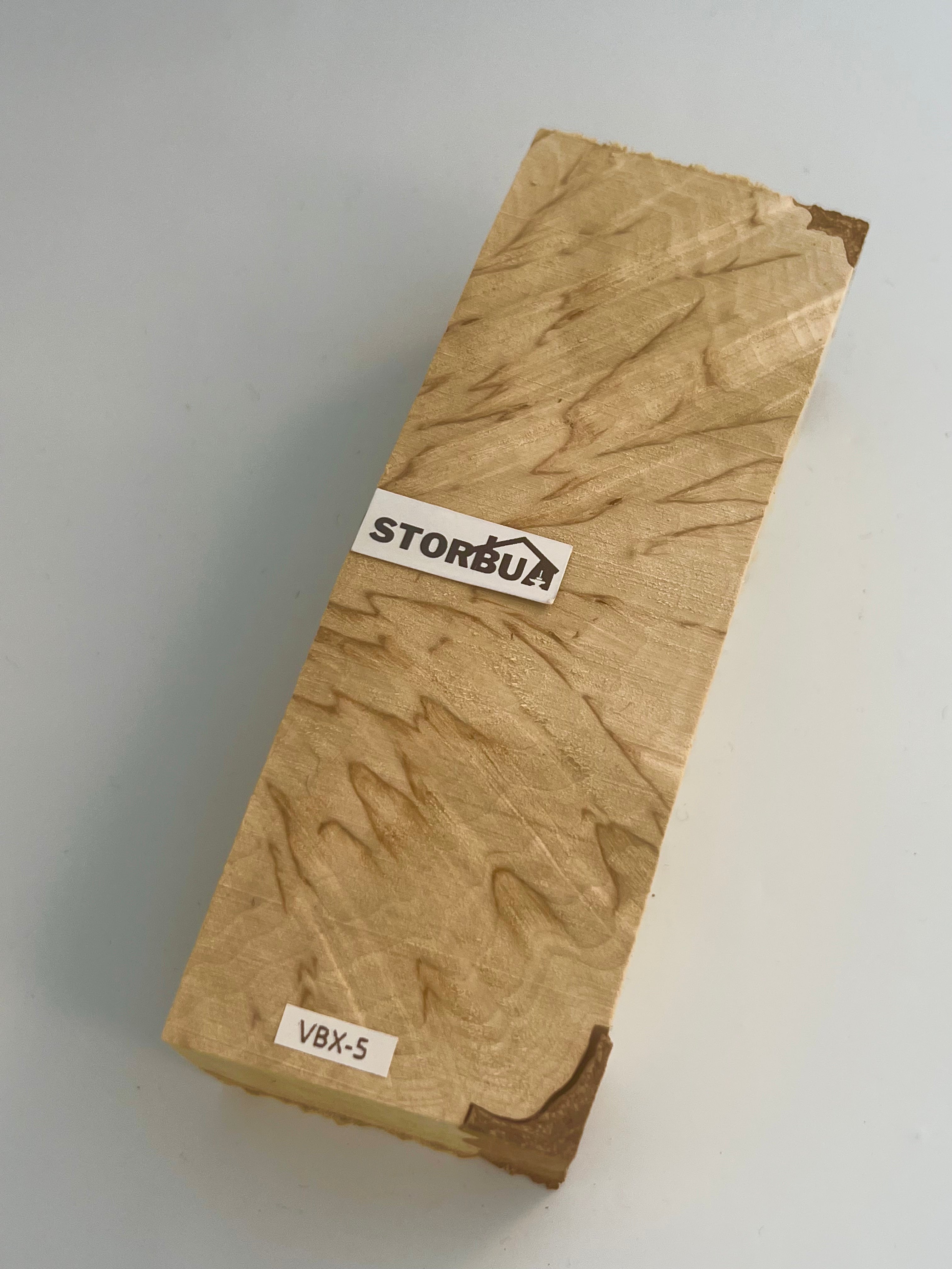 Valbjørk Masur birch VBX-5; 36x44x123mm