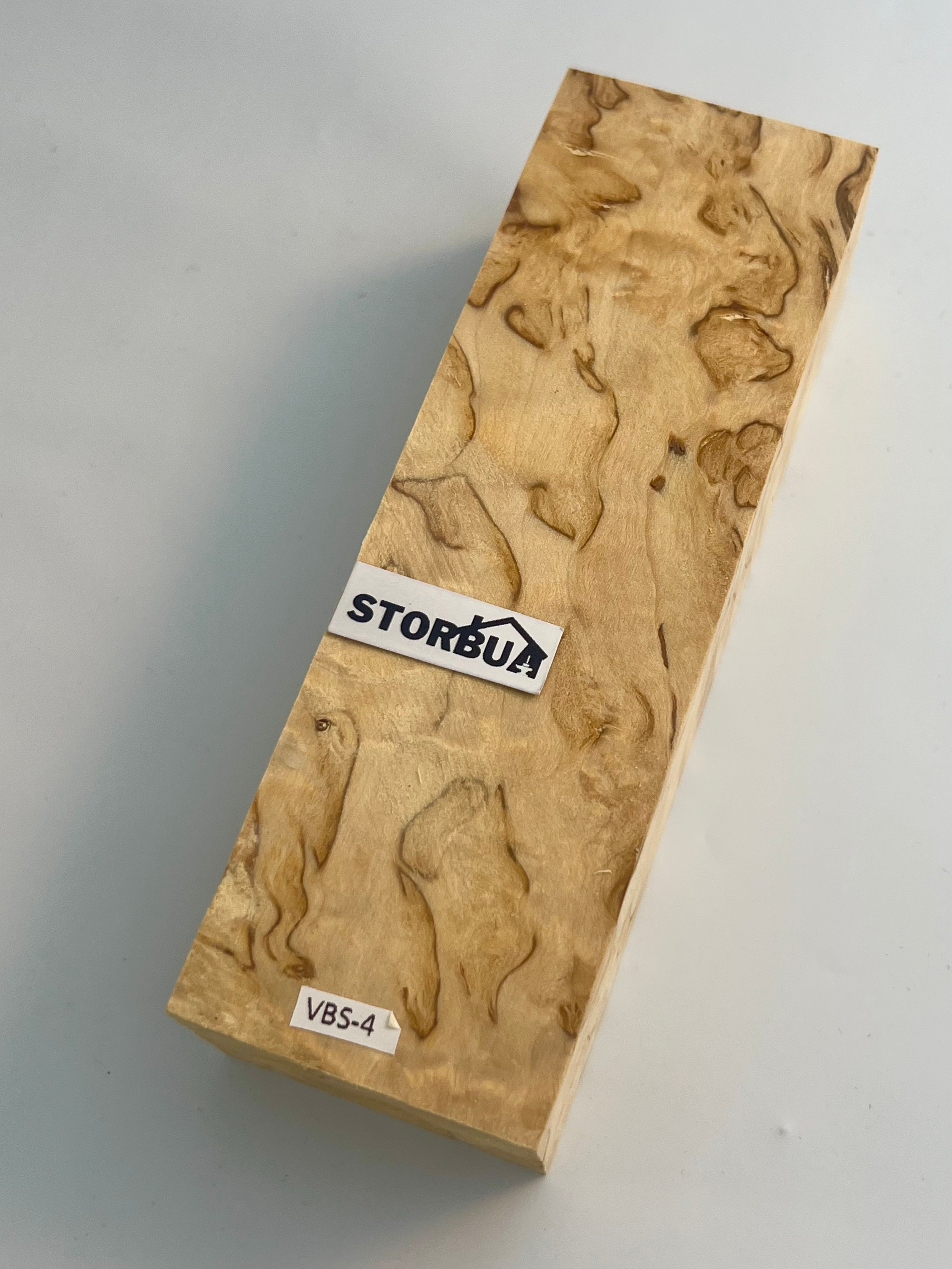 Valbjørk masur birch 31x40x122mm no: VBS-4