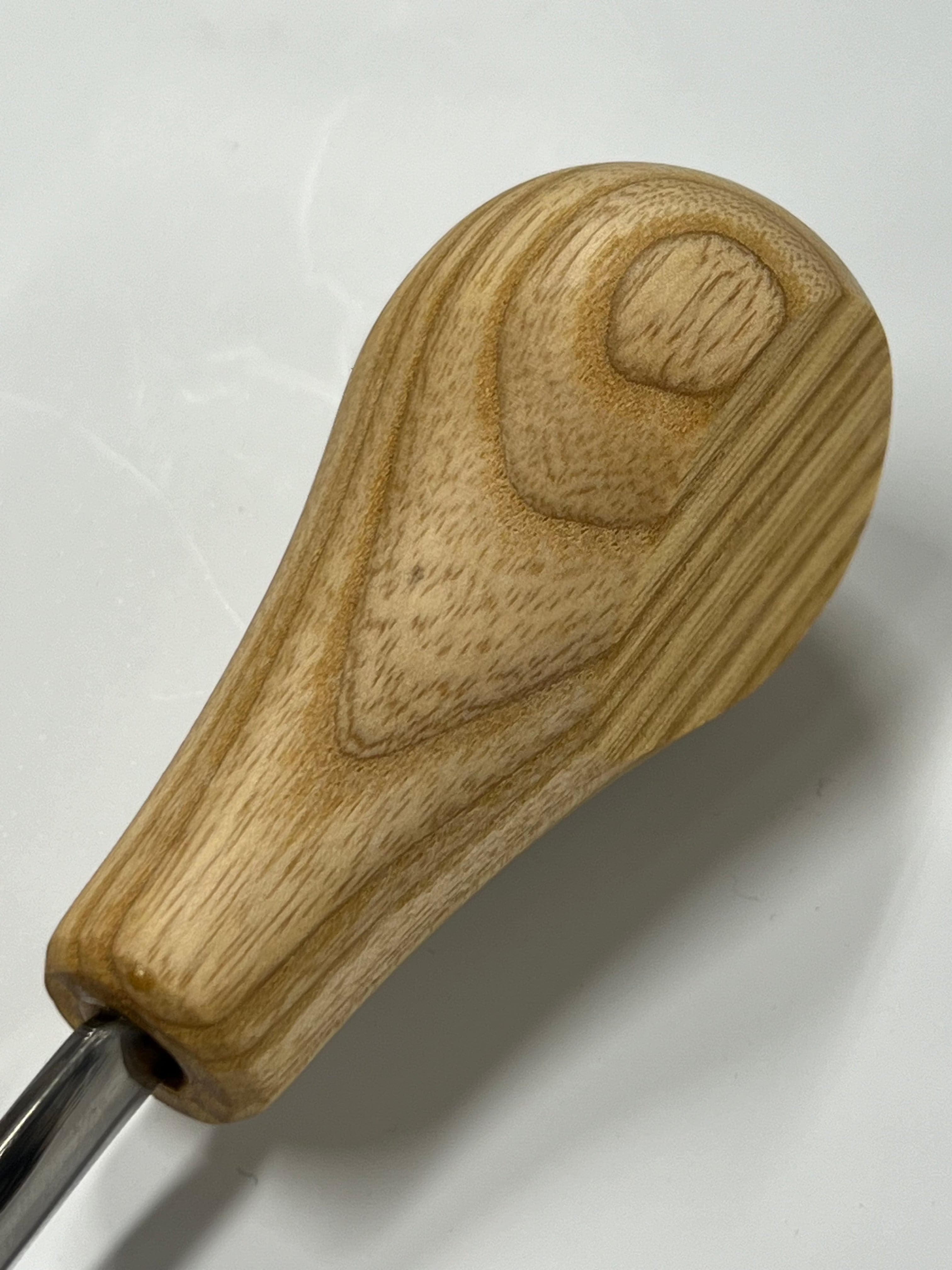 Wood carving iron 75x14mm straight rounded chisel P8/08 w/ball handle
