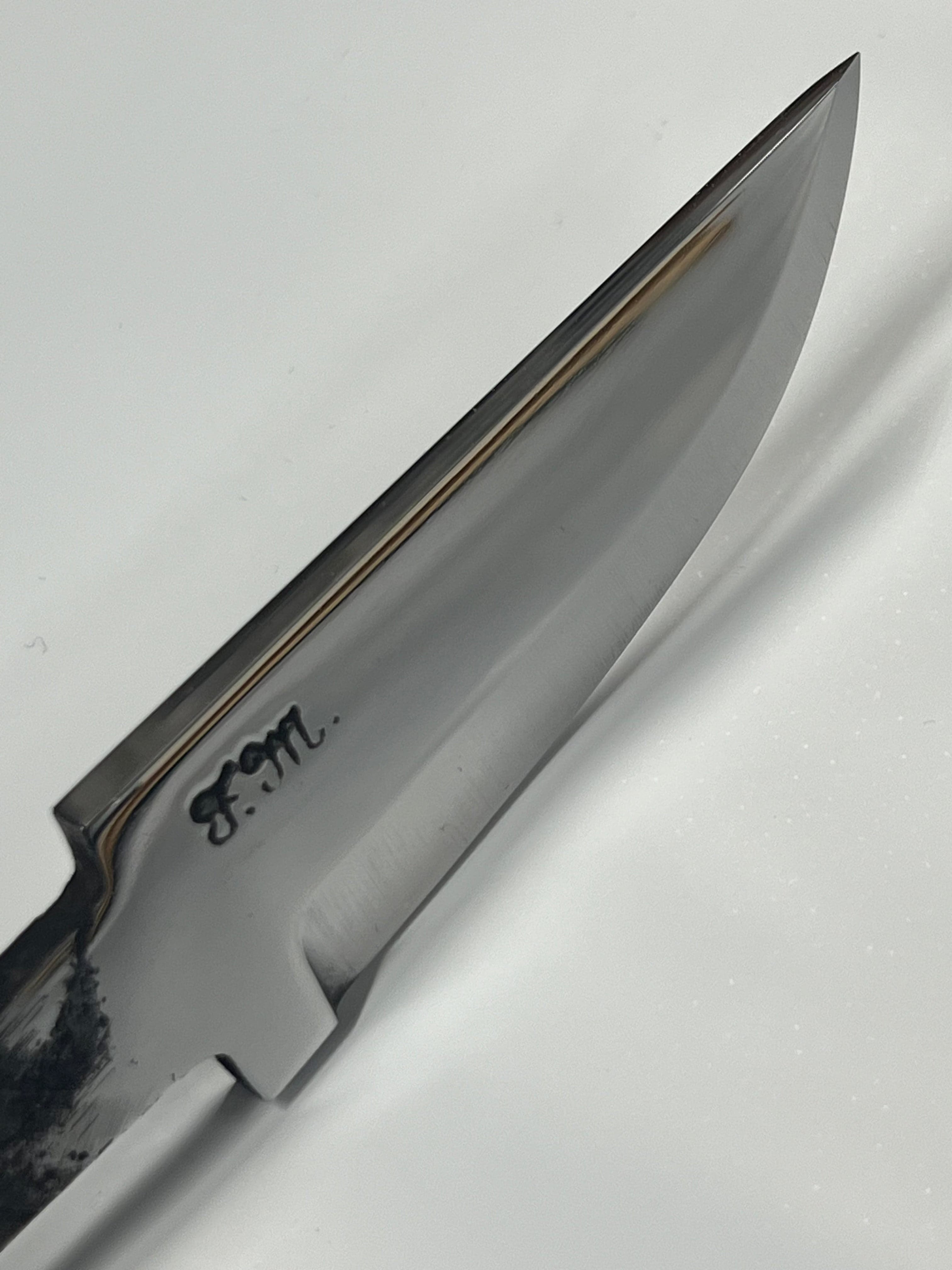 Hand-forged knife blade Frode Misund 65mm