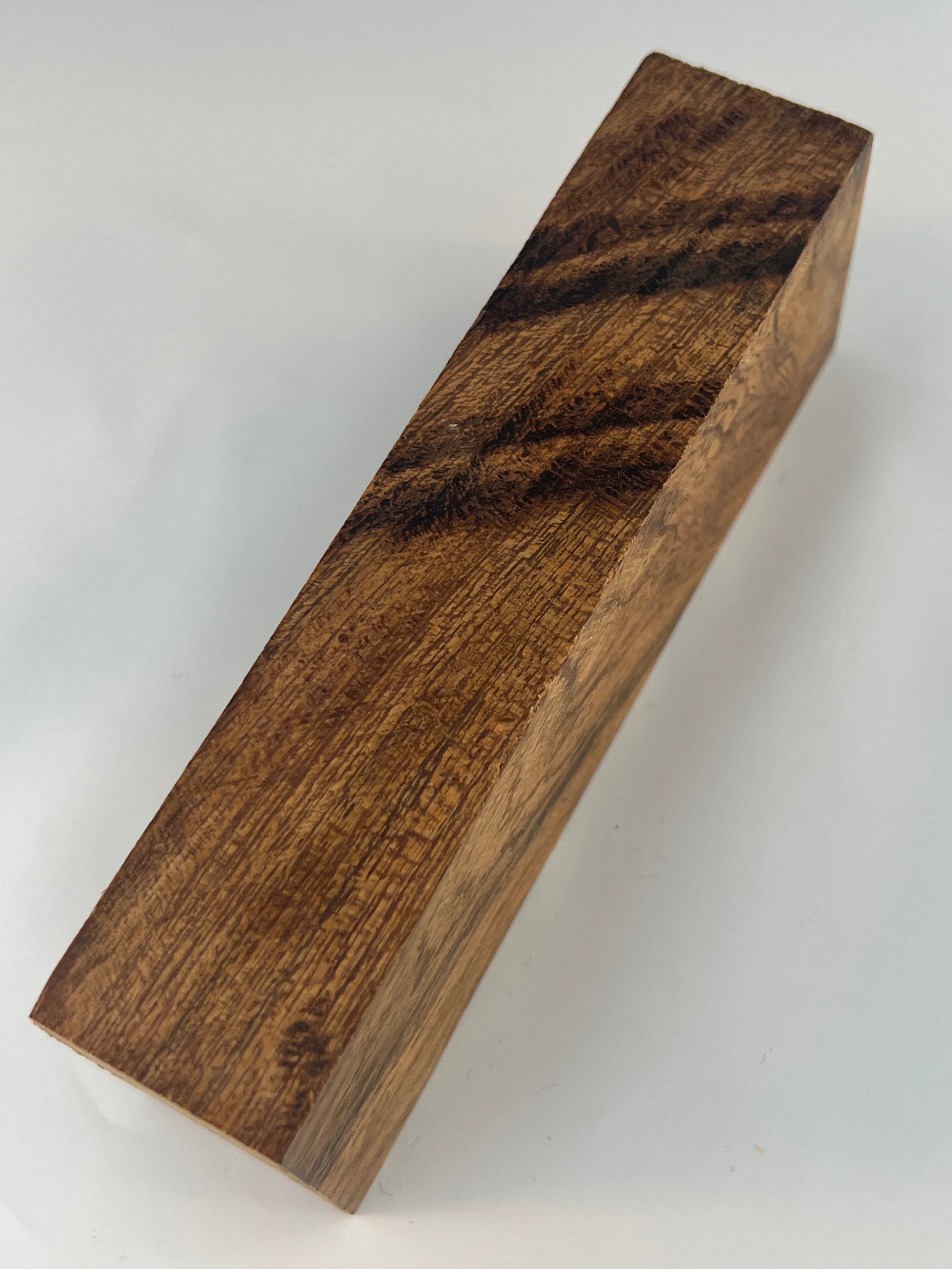 Flame poplar/knot Black B-66 - Stabilized shaft blank