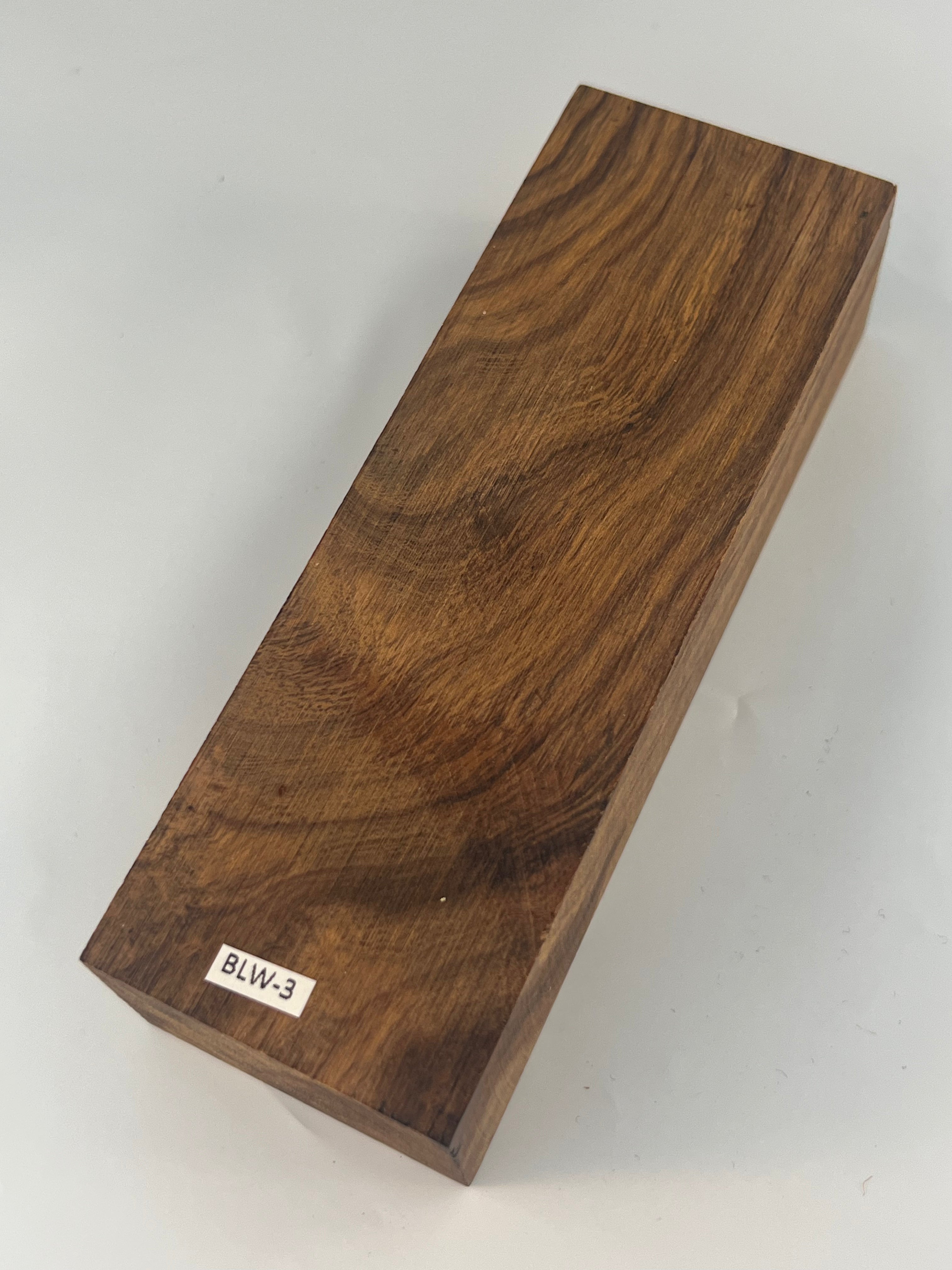 Flame poplar/knot Black B-66 - Stabilized shaft blank