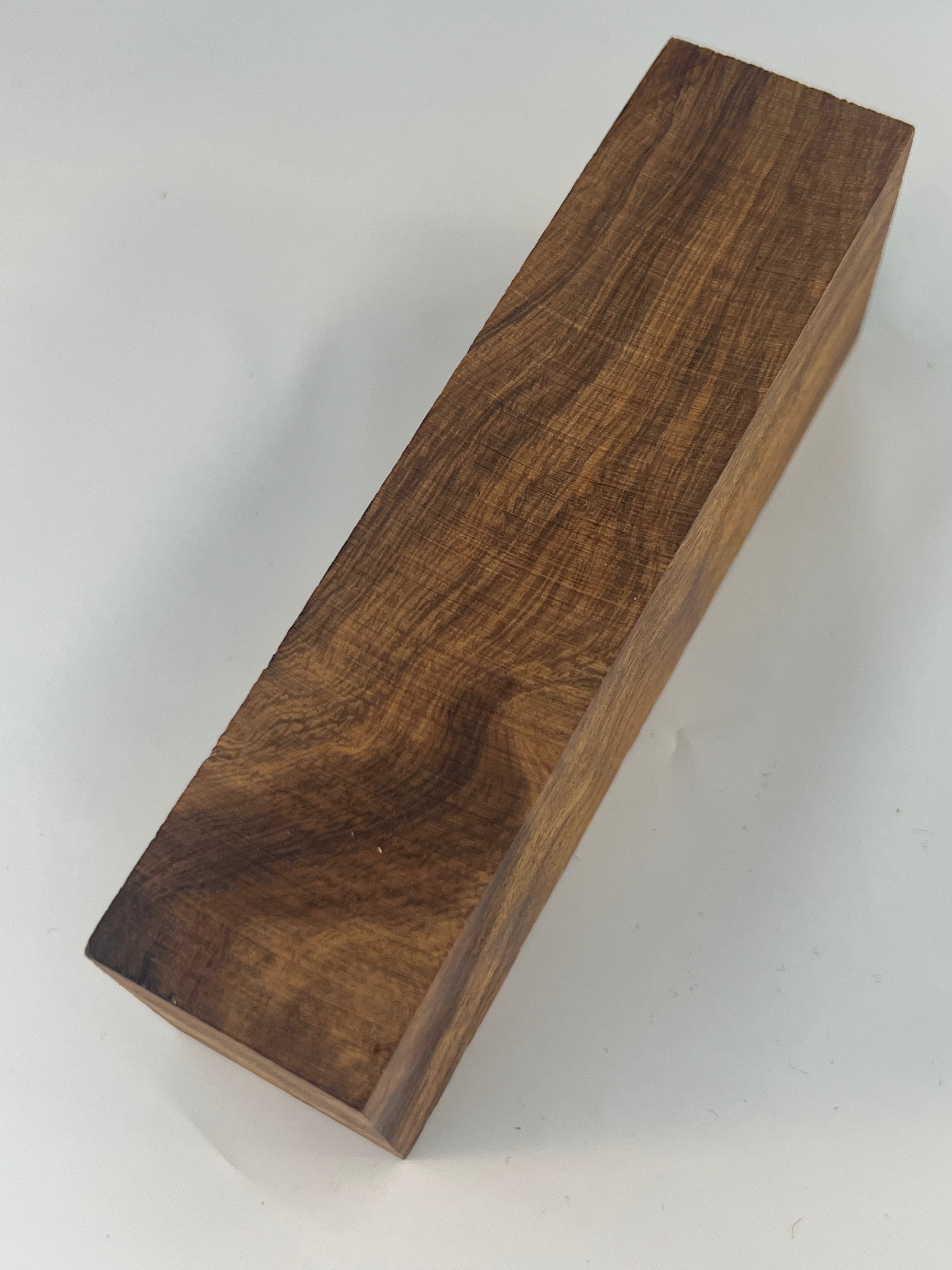 Flame poplar/knot Black B-66 - Stabilized shaft blank