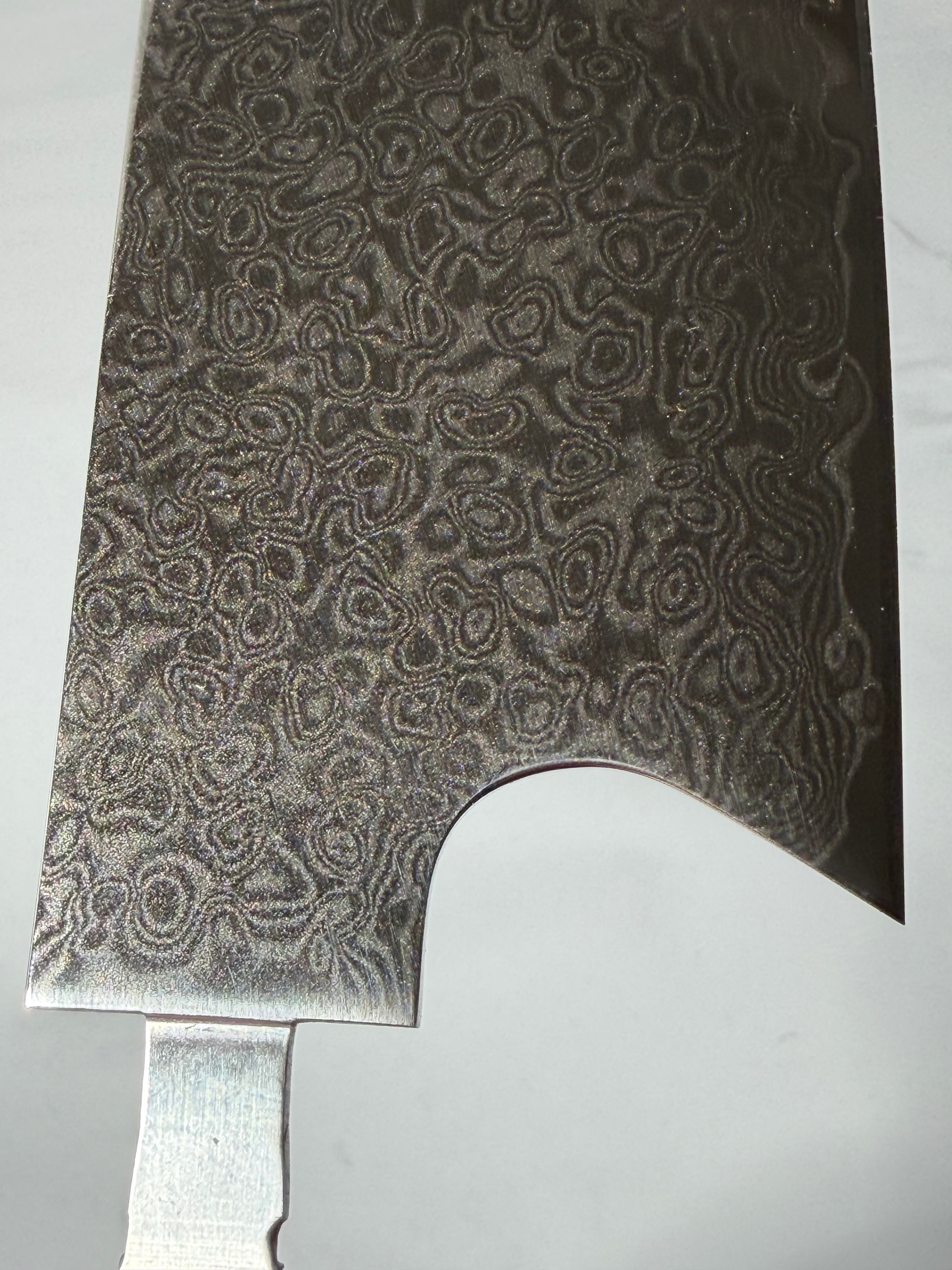 Kiritsuke Kitchen Knife - Stainless Damask Chef's Knife