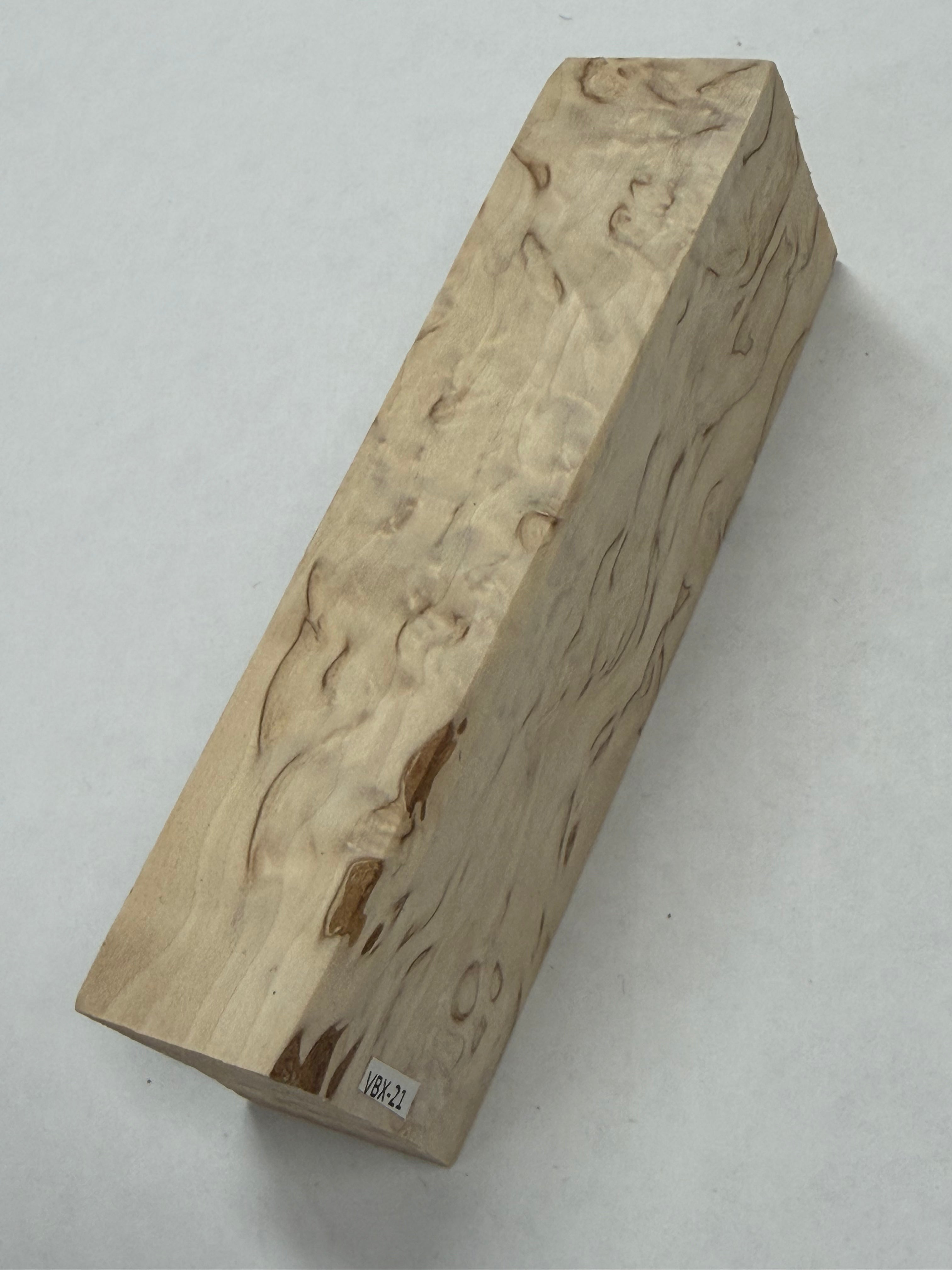 Valbjørk Masur birch VBX-21; 26x37x120mm