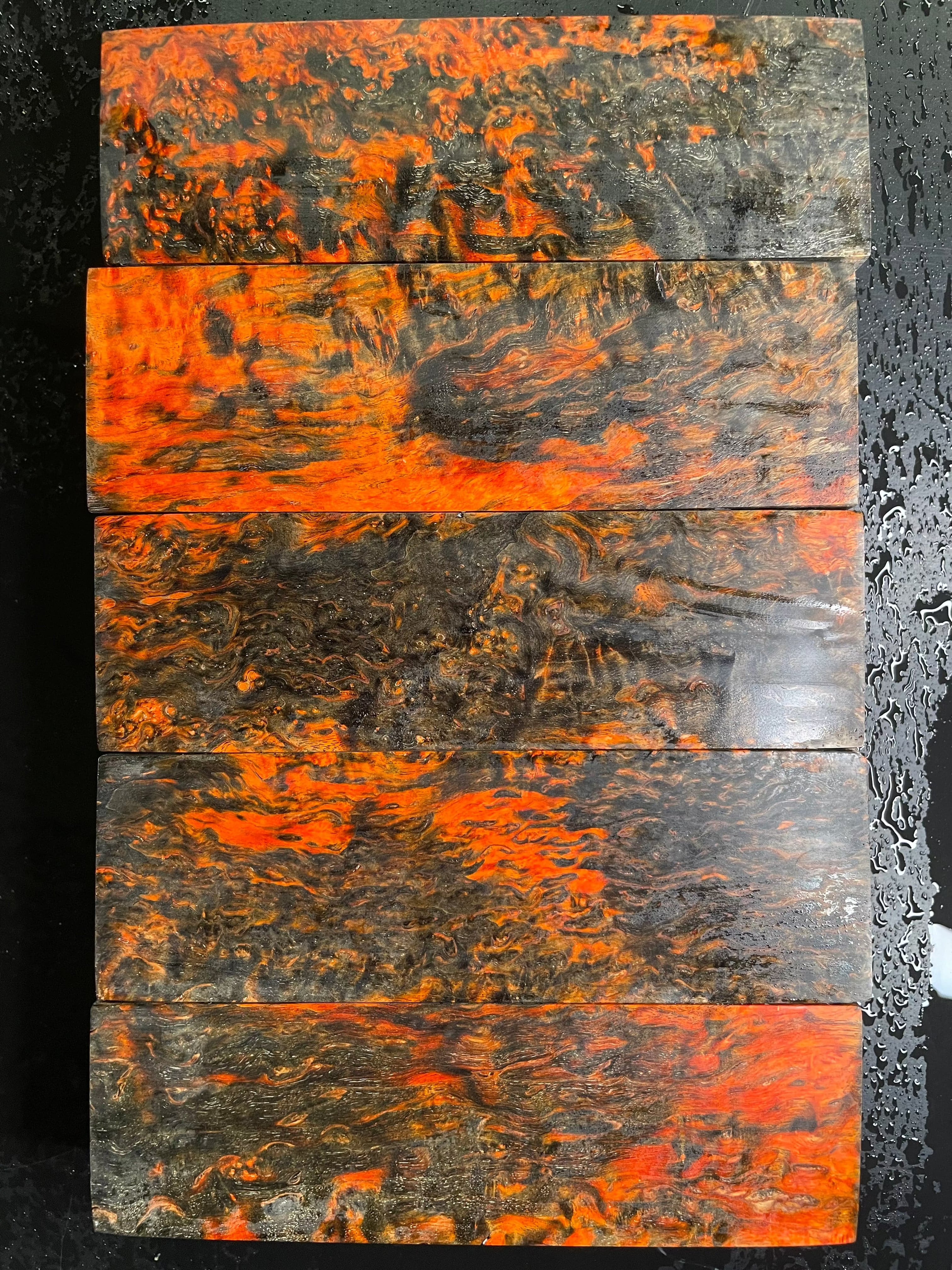 Masurian Birch Karelian Flame Black (Stabilized)