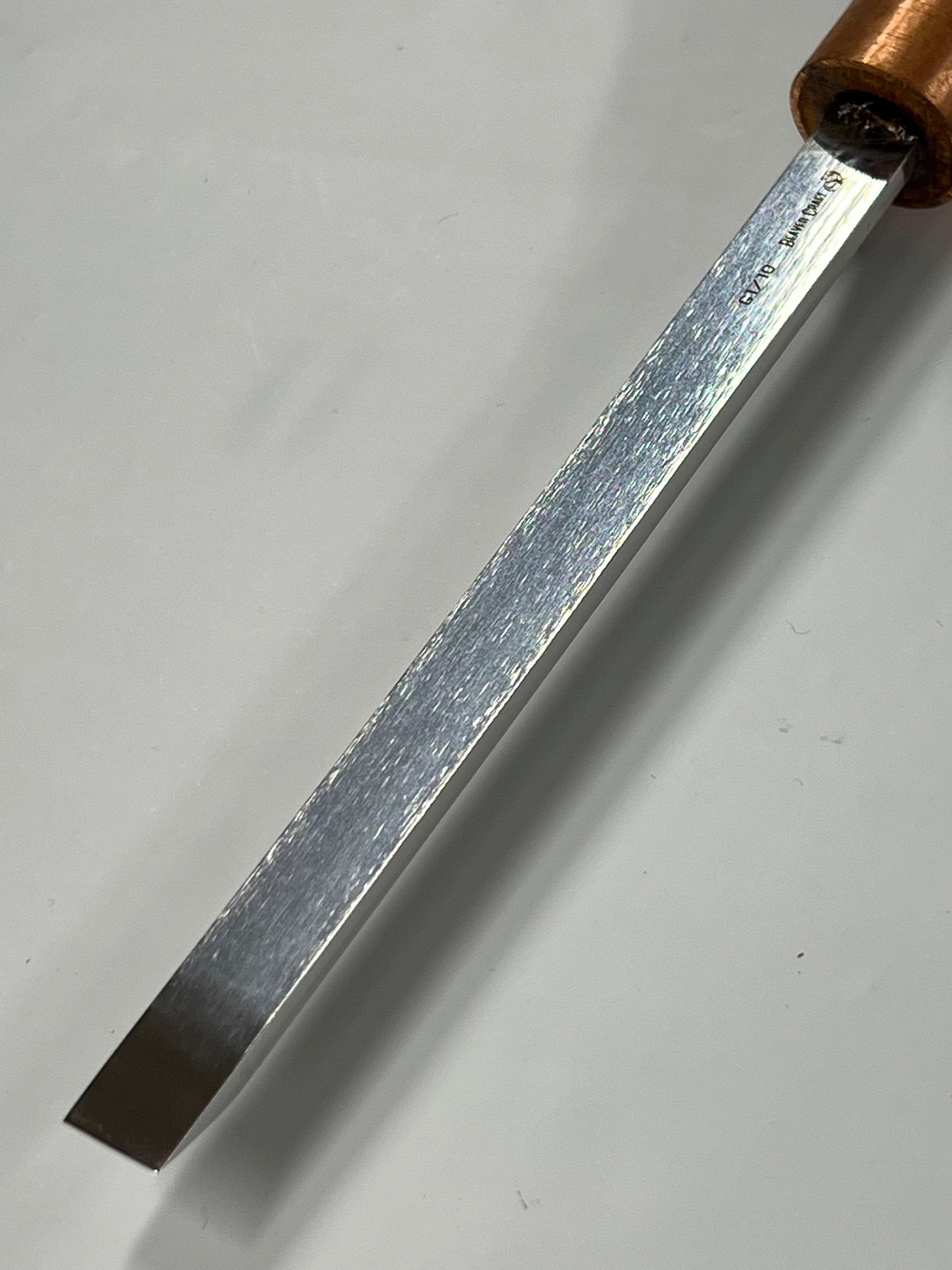 Wood carving iron 130x10mm straight flat chisel