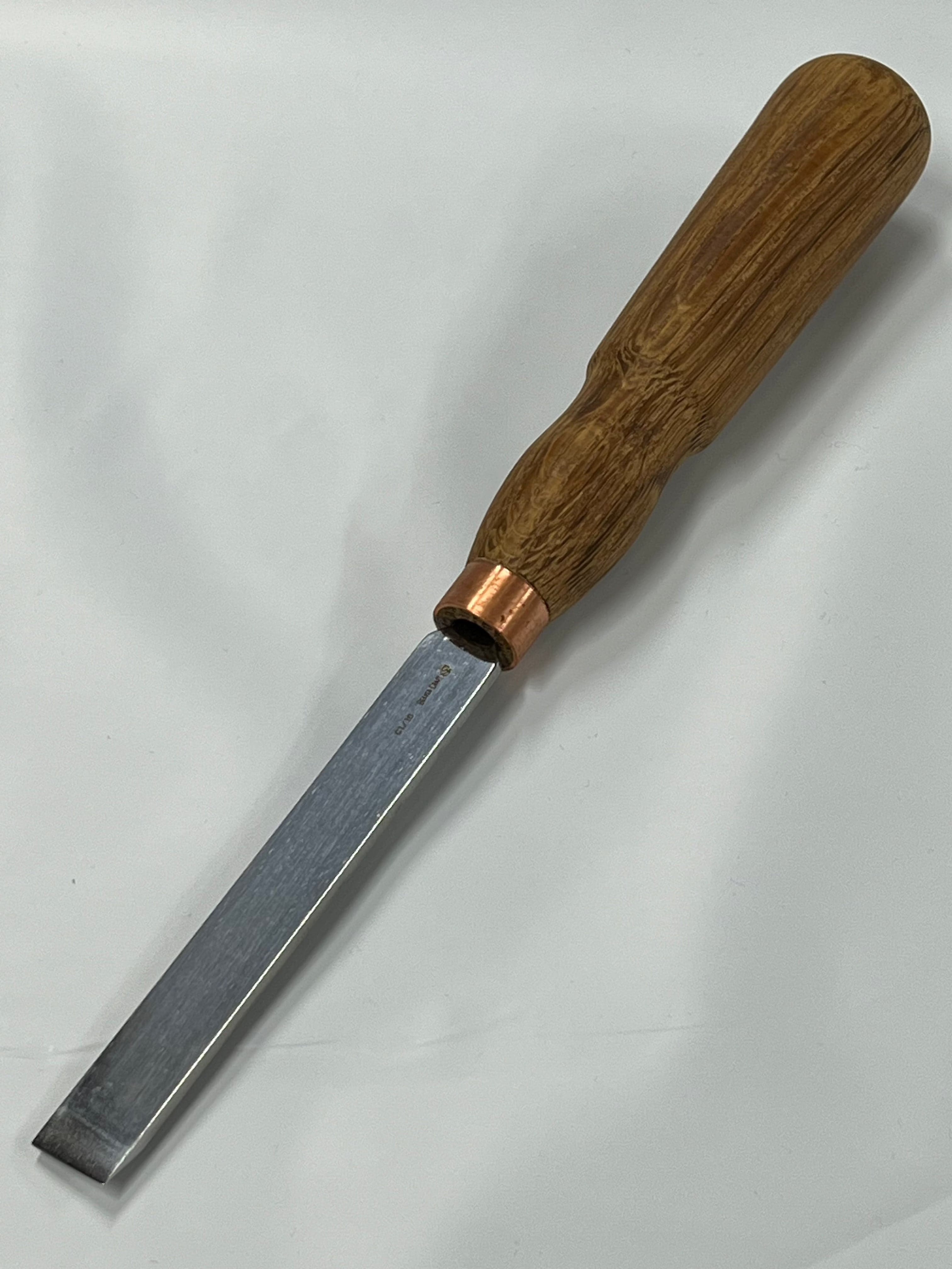 Wood carving iron 130x16mm straight flat chisel