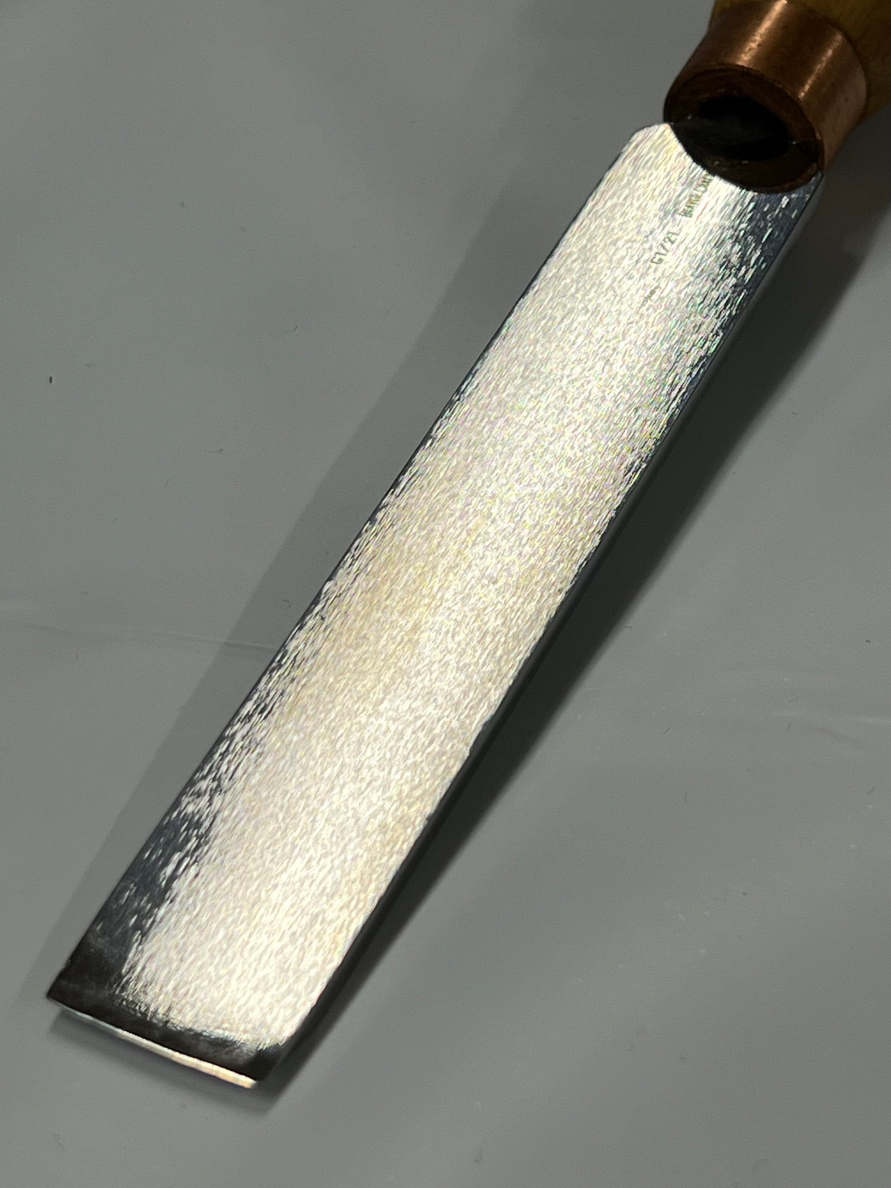 Wood carving iron 130x21mm straight flat chisel