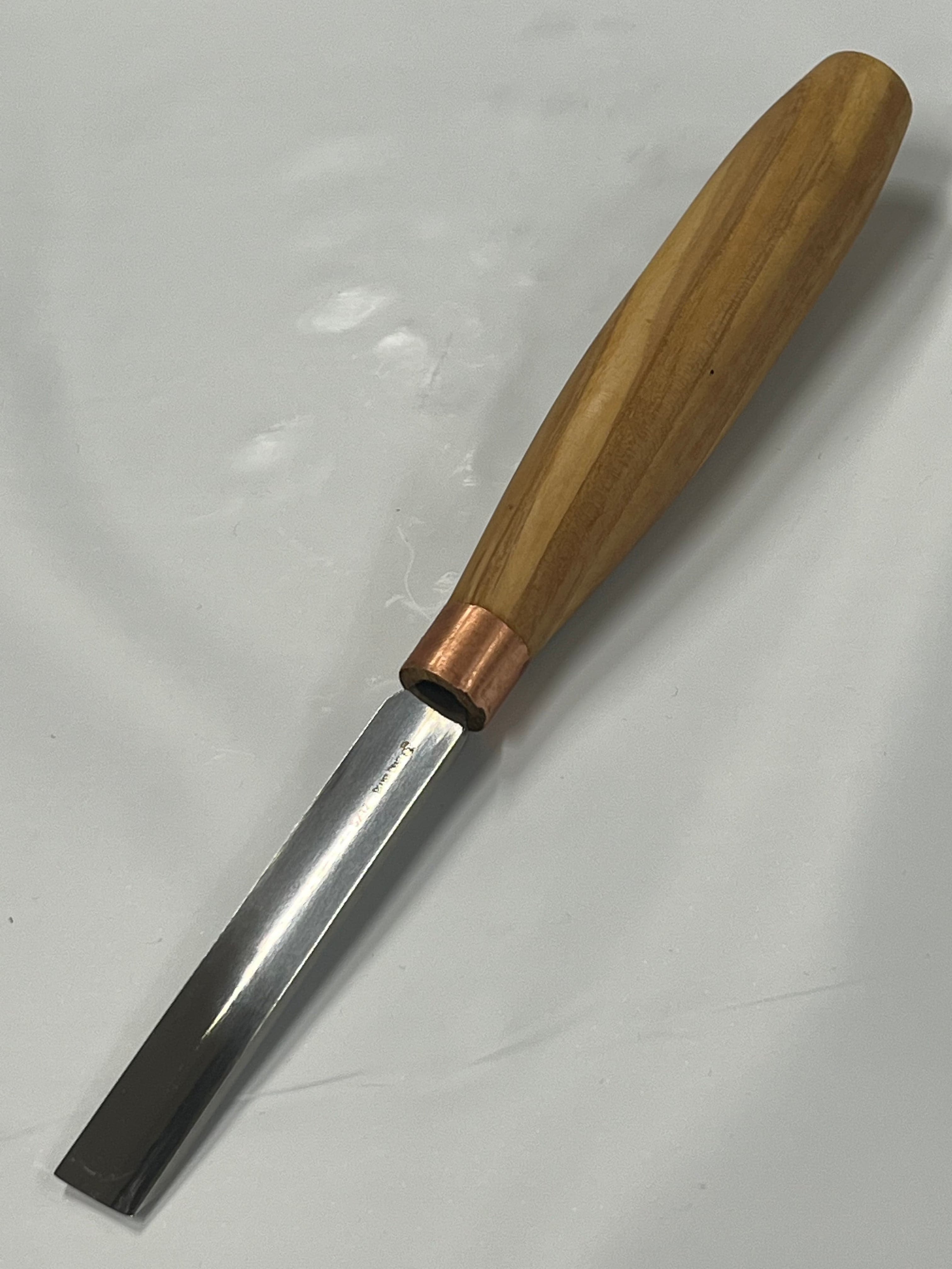 Wood carving iron 80x12mm straight rounded chisel K5/12