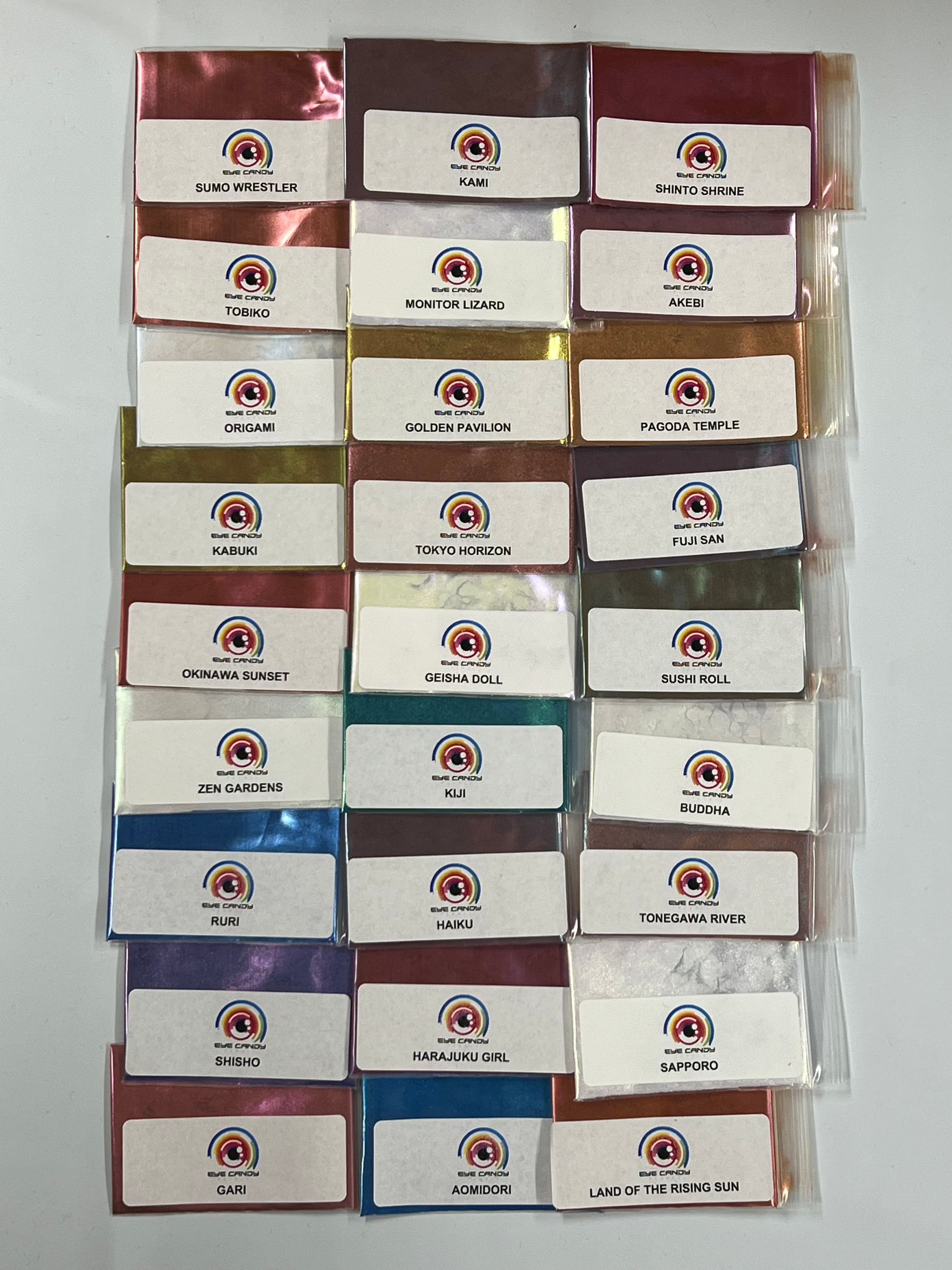 Colorshift sample set 27 Colors - Eye Candy Pigments