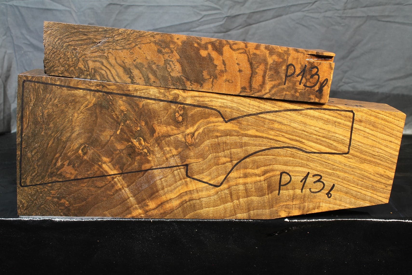 Shotgun Stock Blank Turkish Walnut Grade 3 P13