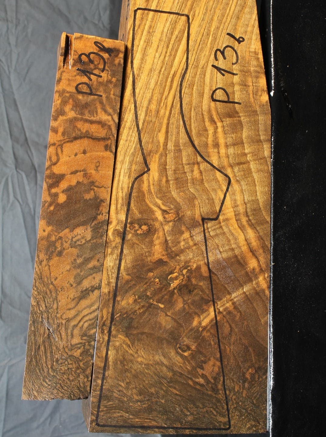 Shotgun Stock Blank Turkish Walnut Grade 3 P13