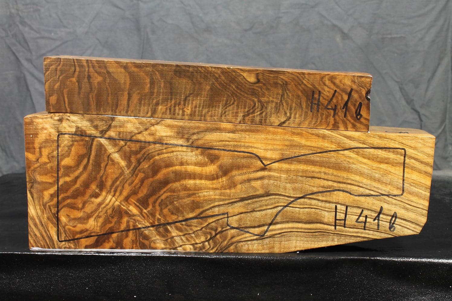 Shotgun Stock Blank Turkish Walnut Grade 3 H41