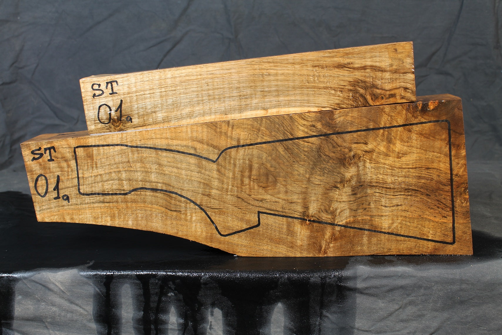 Shotgun Stock Blank Turkish Walnut Standard ST01