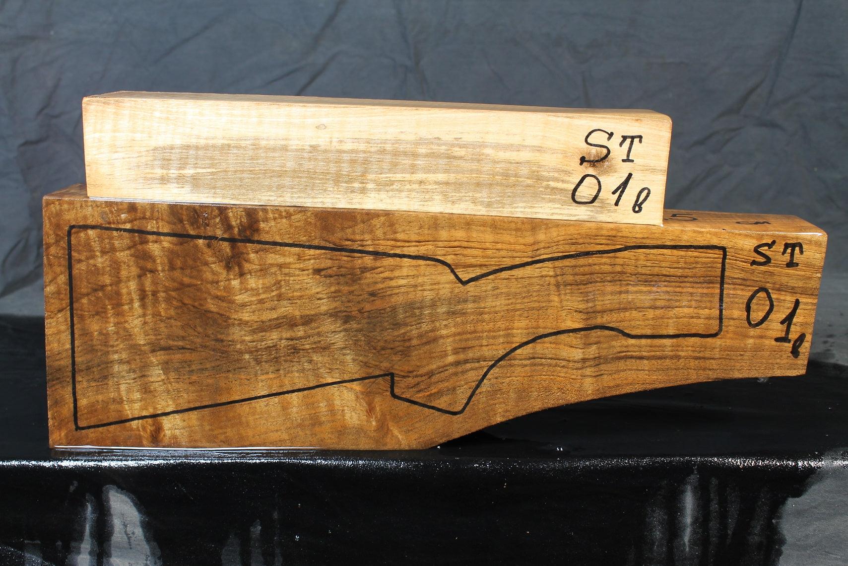 Shotgun Stock Blank Turkish Walnut Standard ST01