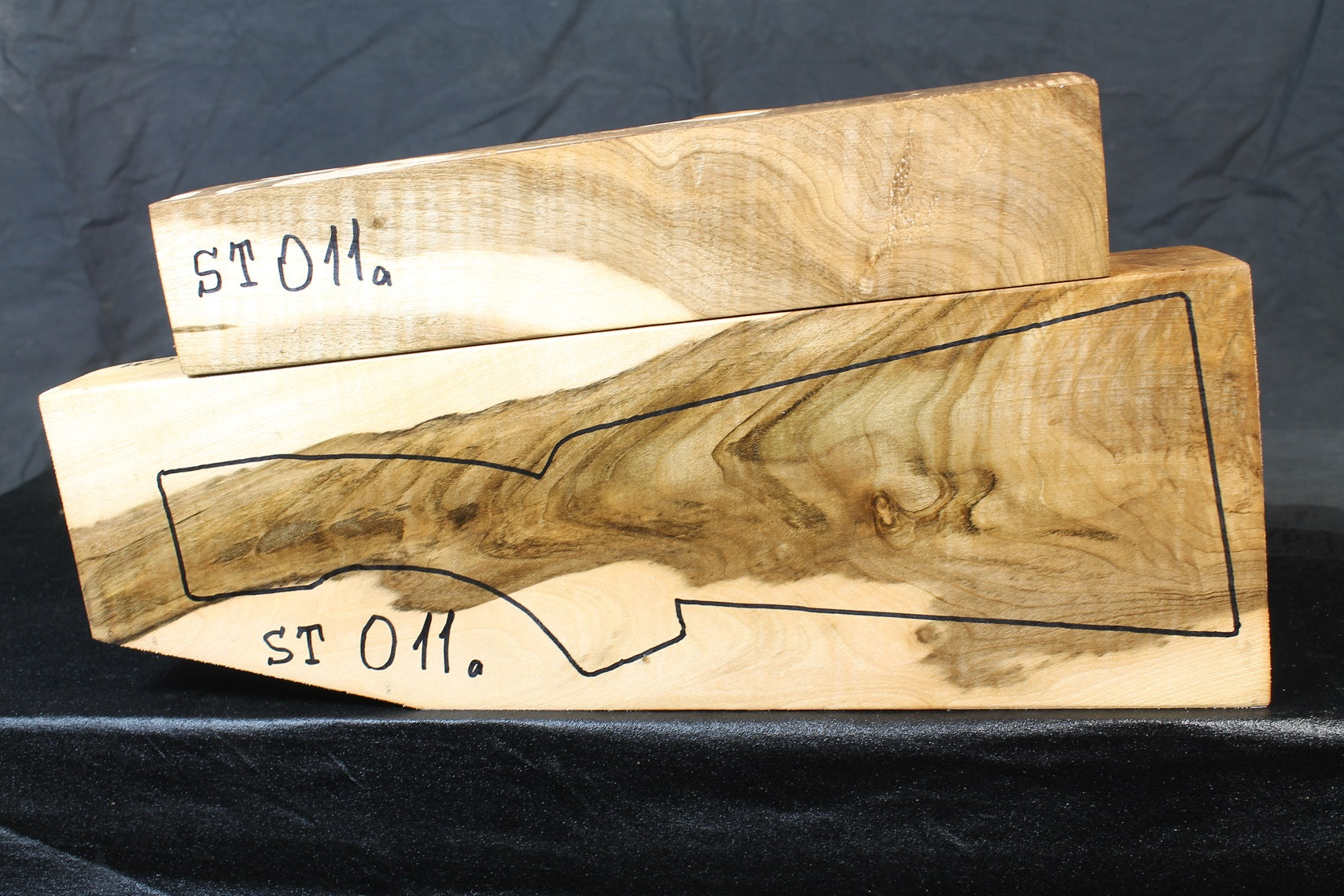 Shotgun Stock Blank Turkish Walnut Standard ST11