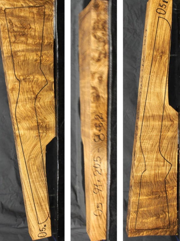 Rifle Stock Blank Turkish Walnut Grade 3 O5