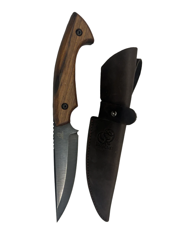 Ukrainian Hunting Knife HGK6 with leather sheath