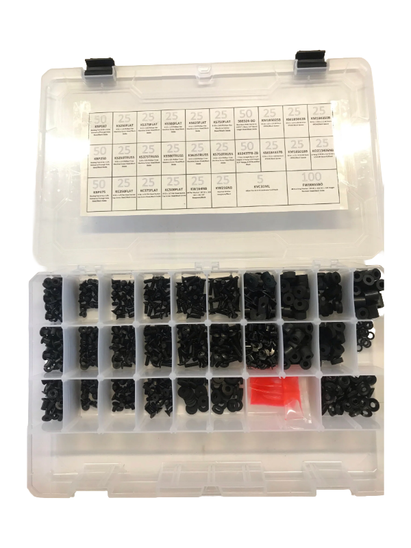 Hardware set for Kydex sheaths