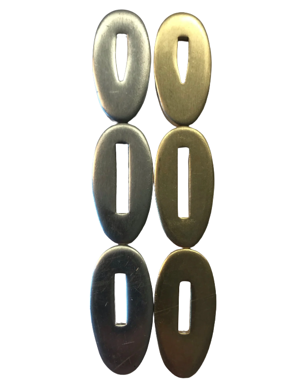 Hollow plates with finger protection 15x31