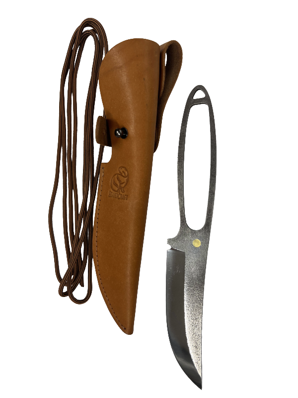 Skeleton knife SNK1 with leather sheath