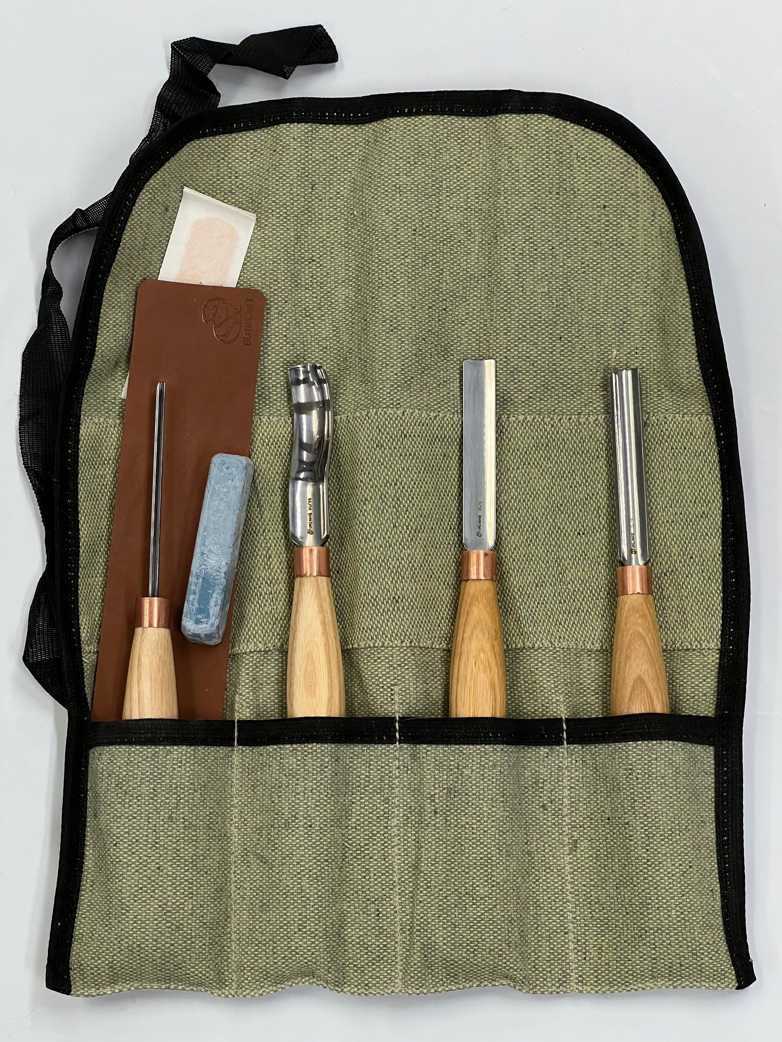 Wood carving iron set SC01 from Beaver Craft 4 iron
