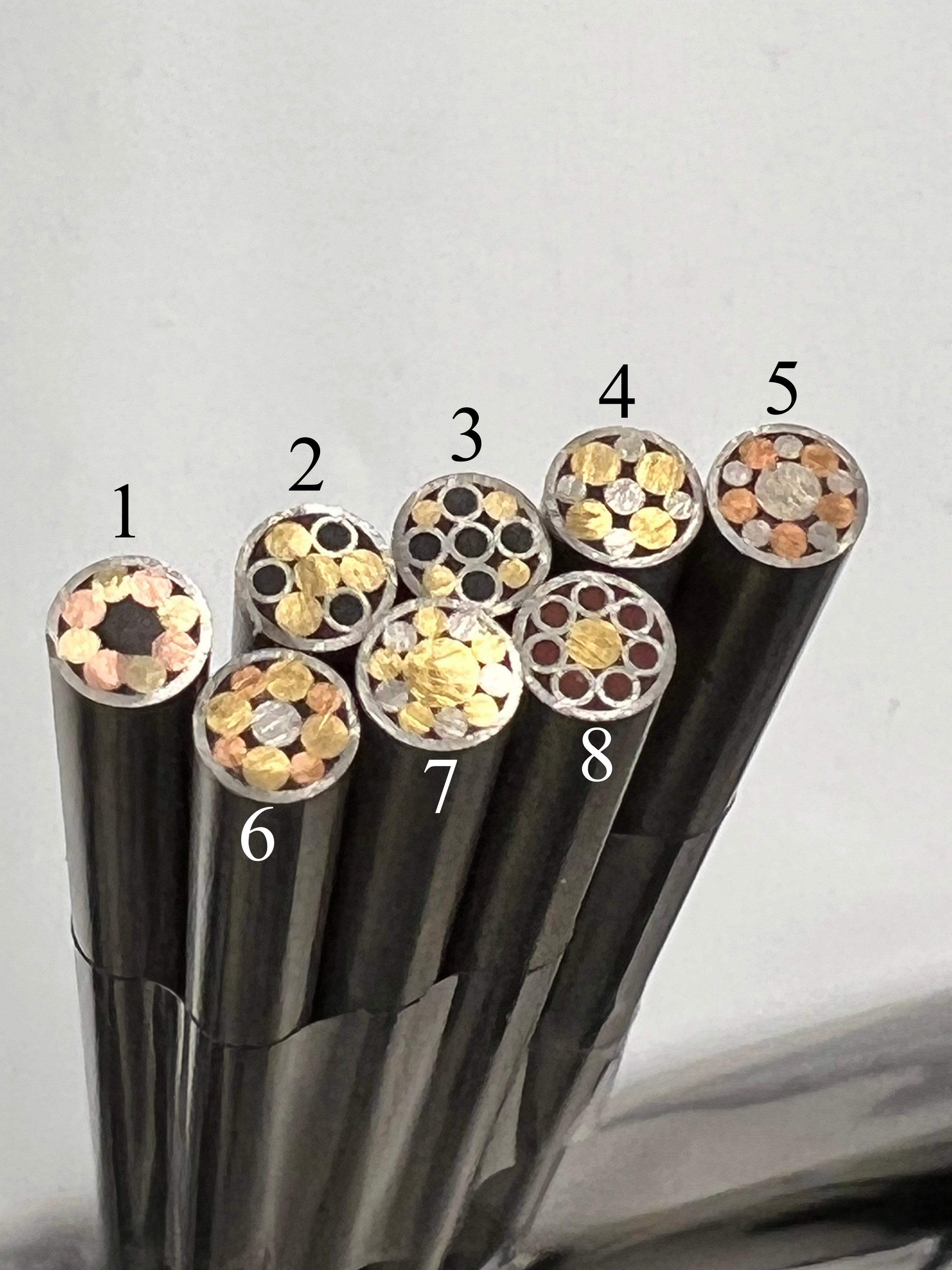 Mosaic pin 4mm Shaft decoration