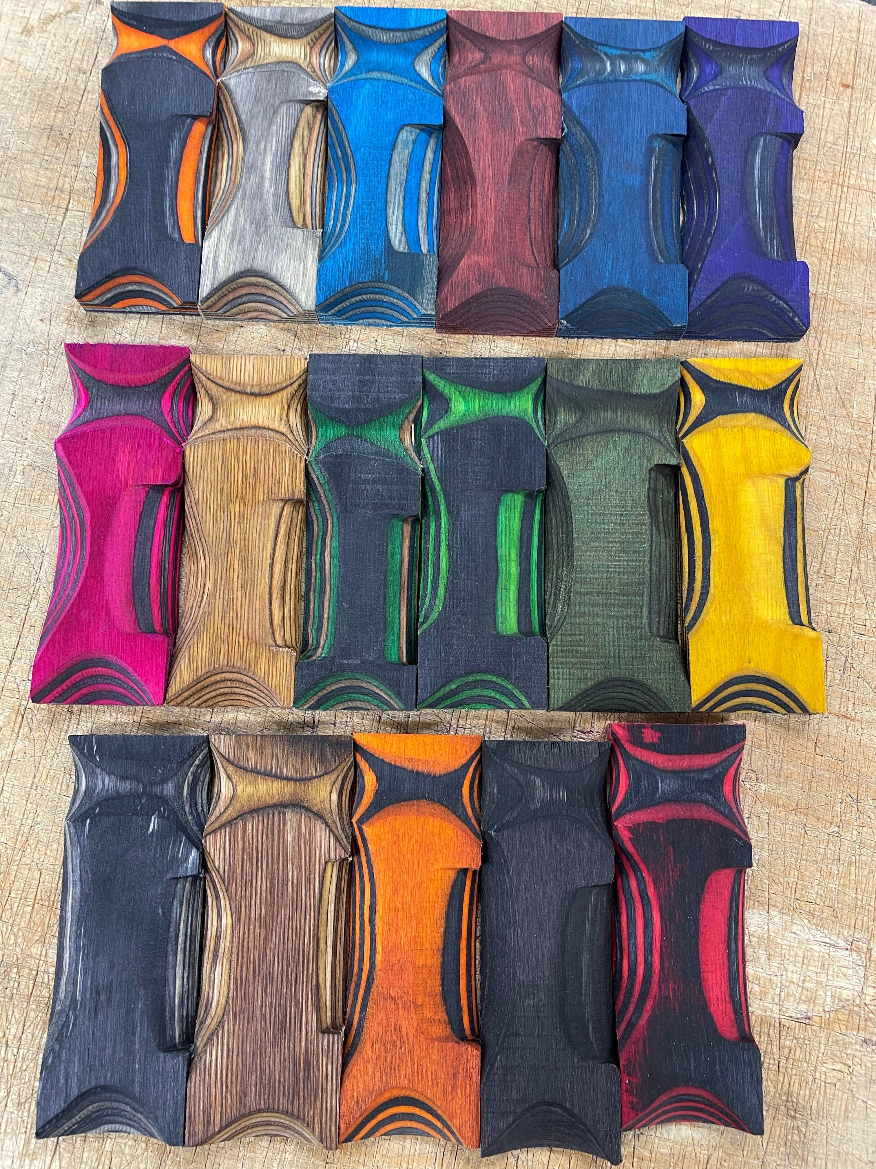 Lawood Blokk - Laminated and colored shaft blank