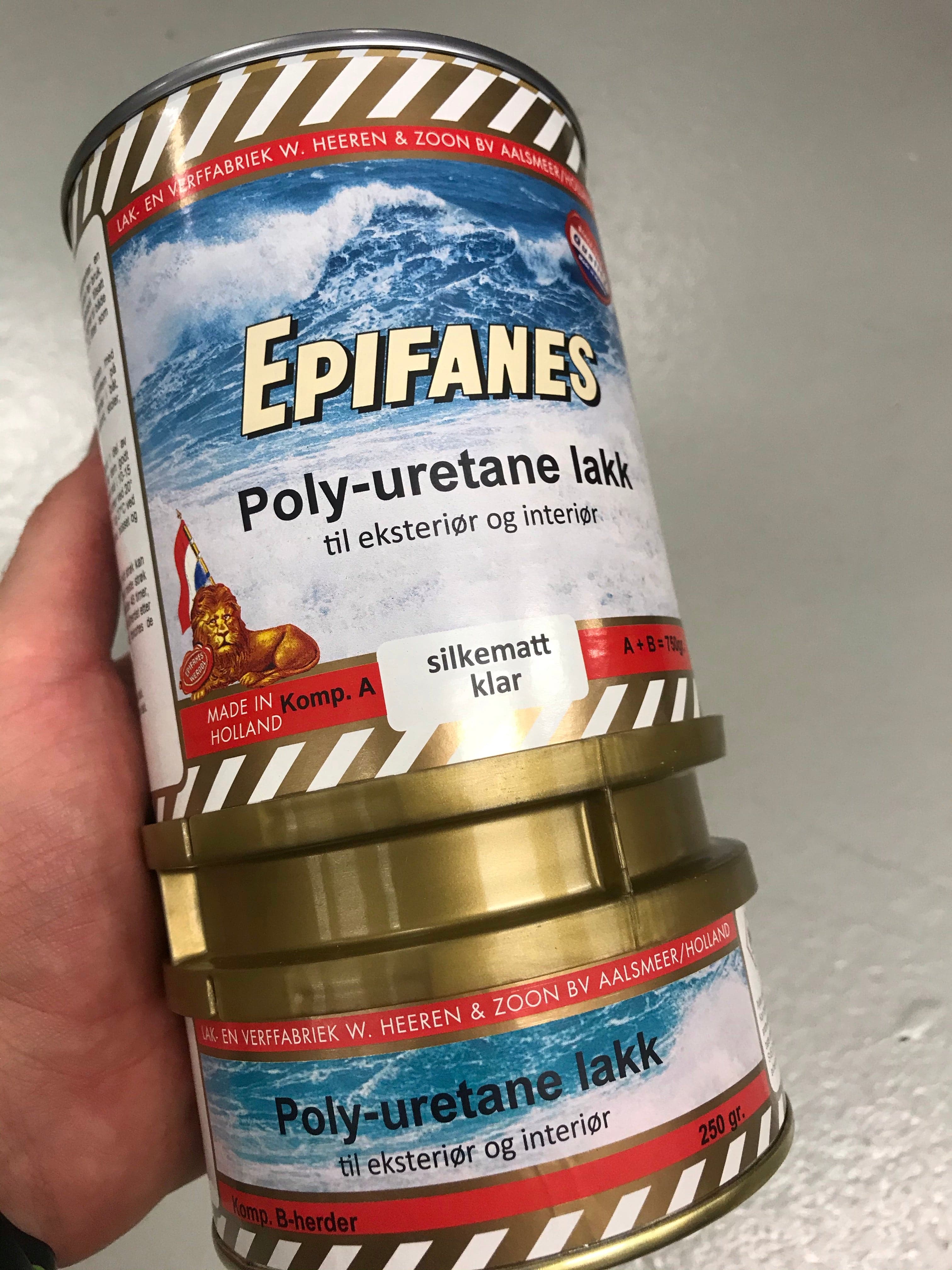 Polyurethane Lacquer Clear Epifanes 750 gr