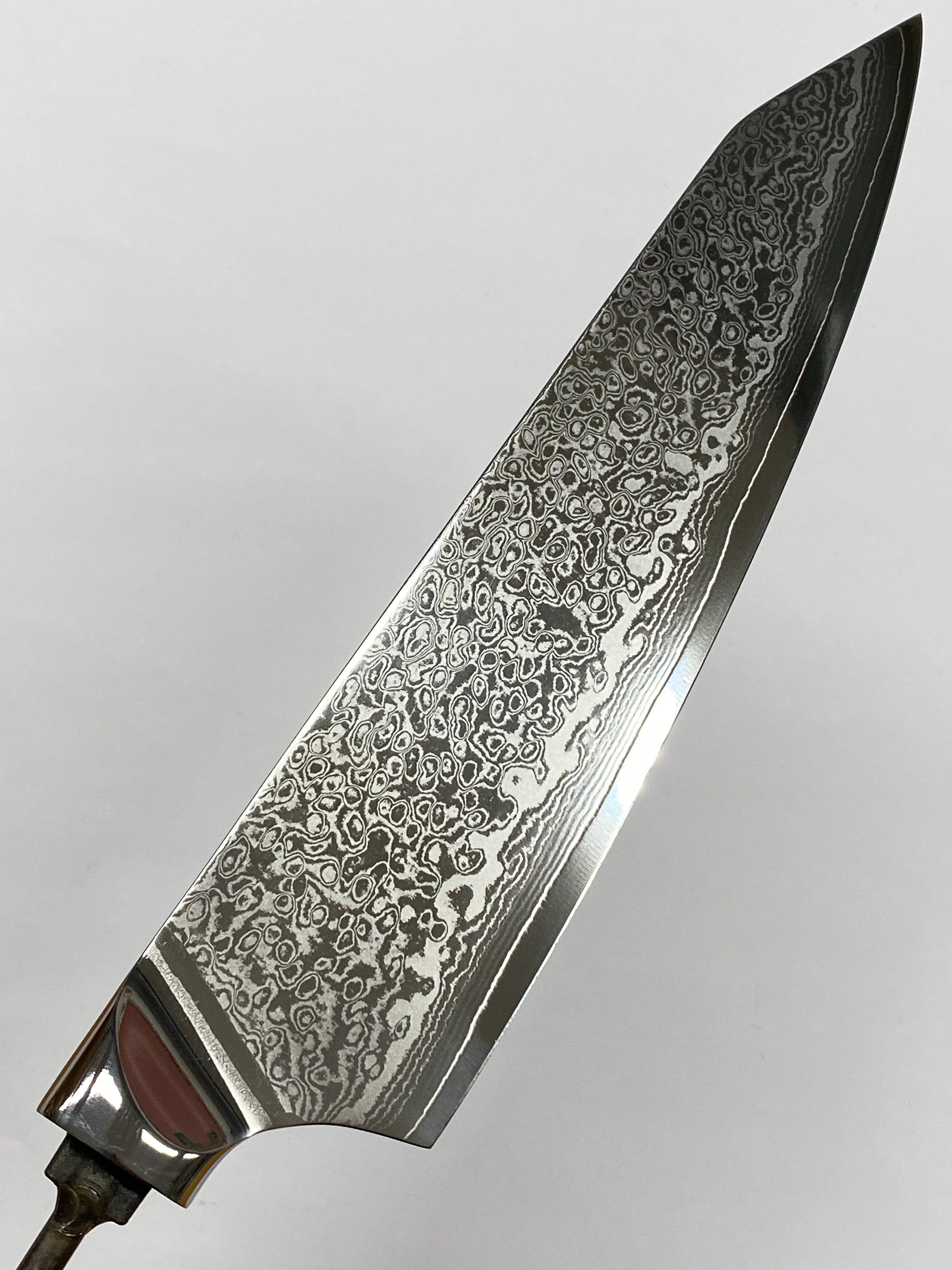 Chef Knife Blade - AUS10 Damask Chef Knife 8"