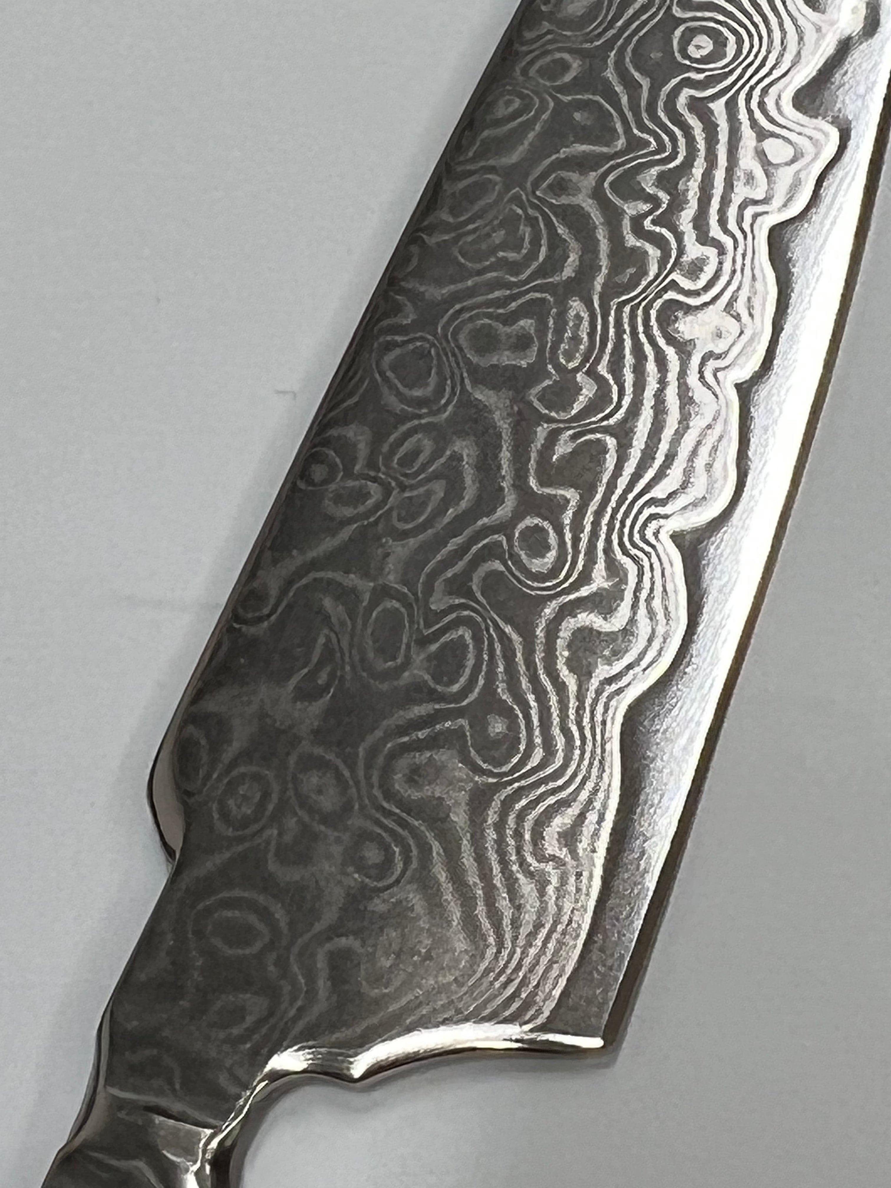 Kitchen knife 3.5" - 8Cr14Mov Damask