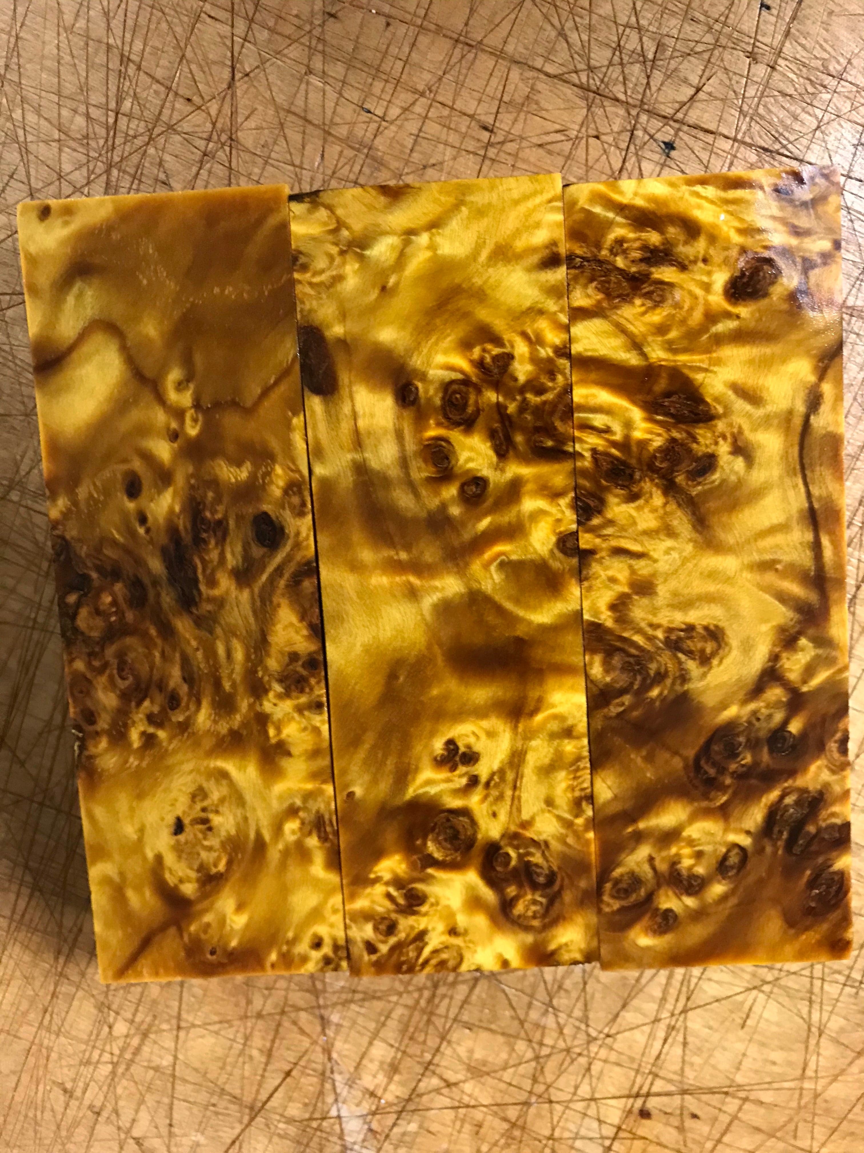 Poplar knot - Yellow