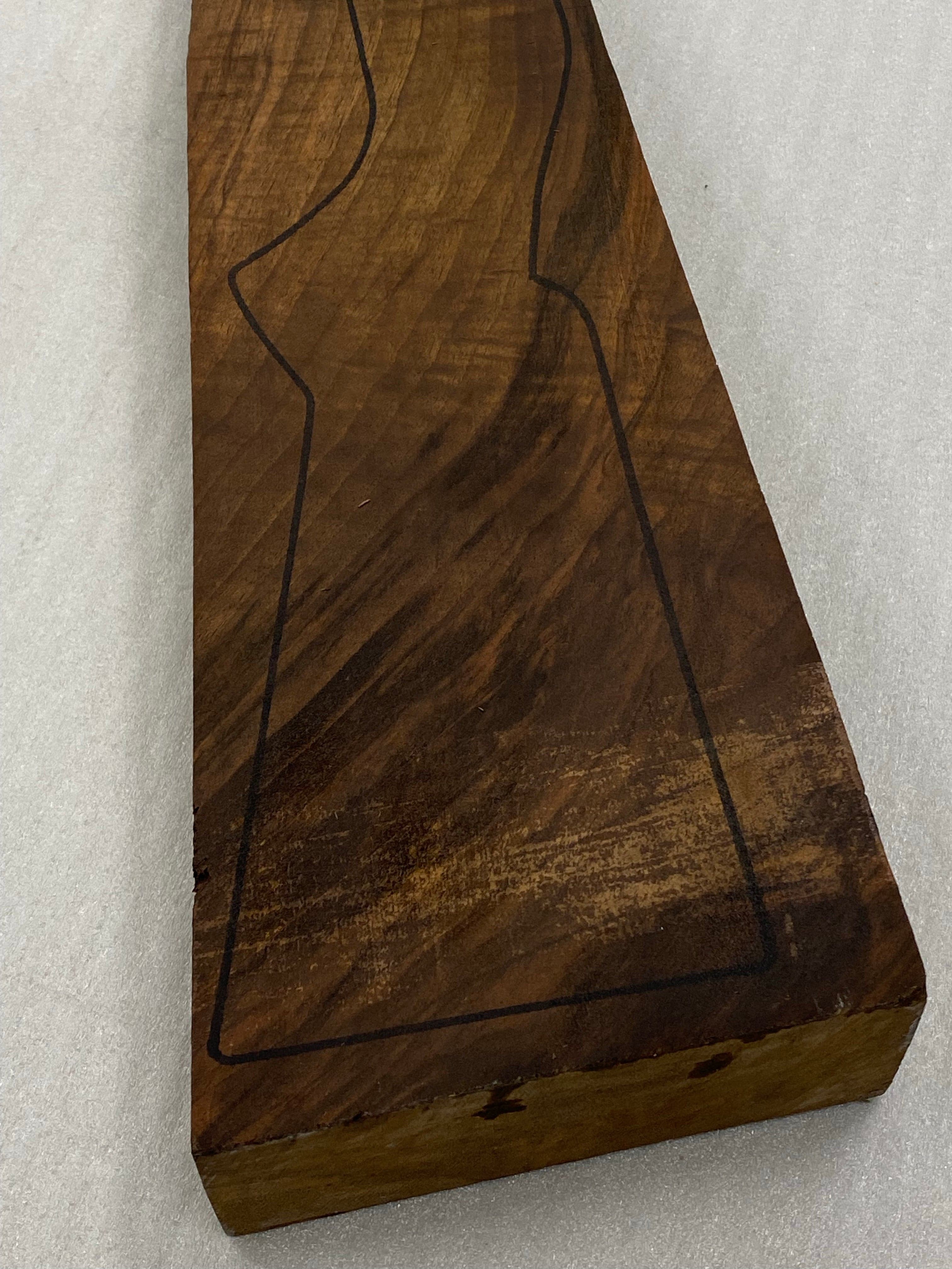 Rifle Stock Blank Turkish Walnut Grade 4 P-54