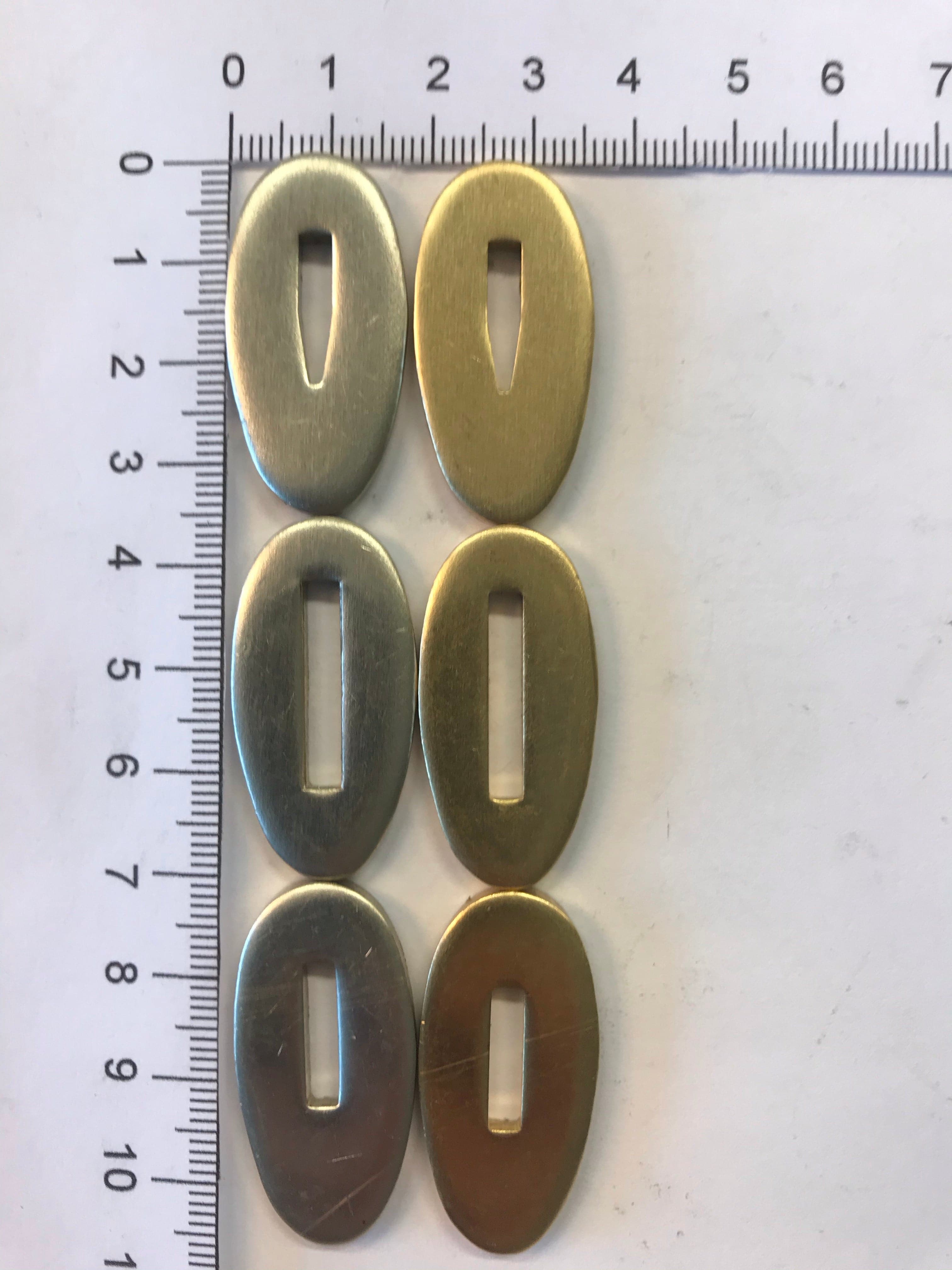 Hollow plates with finger protection 15x31