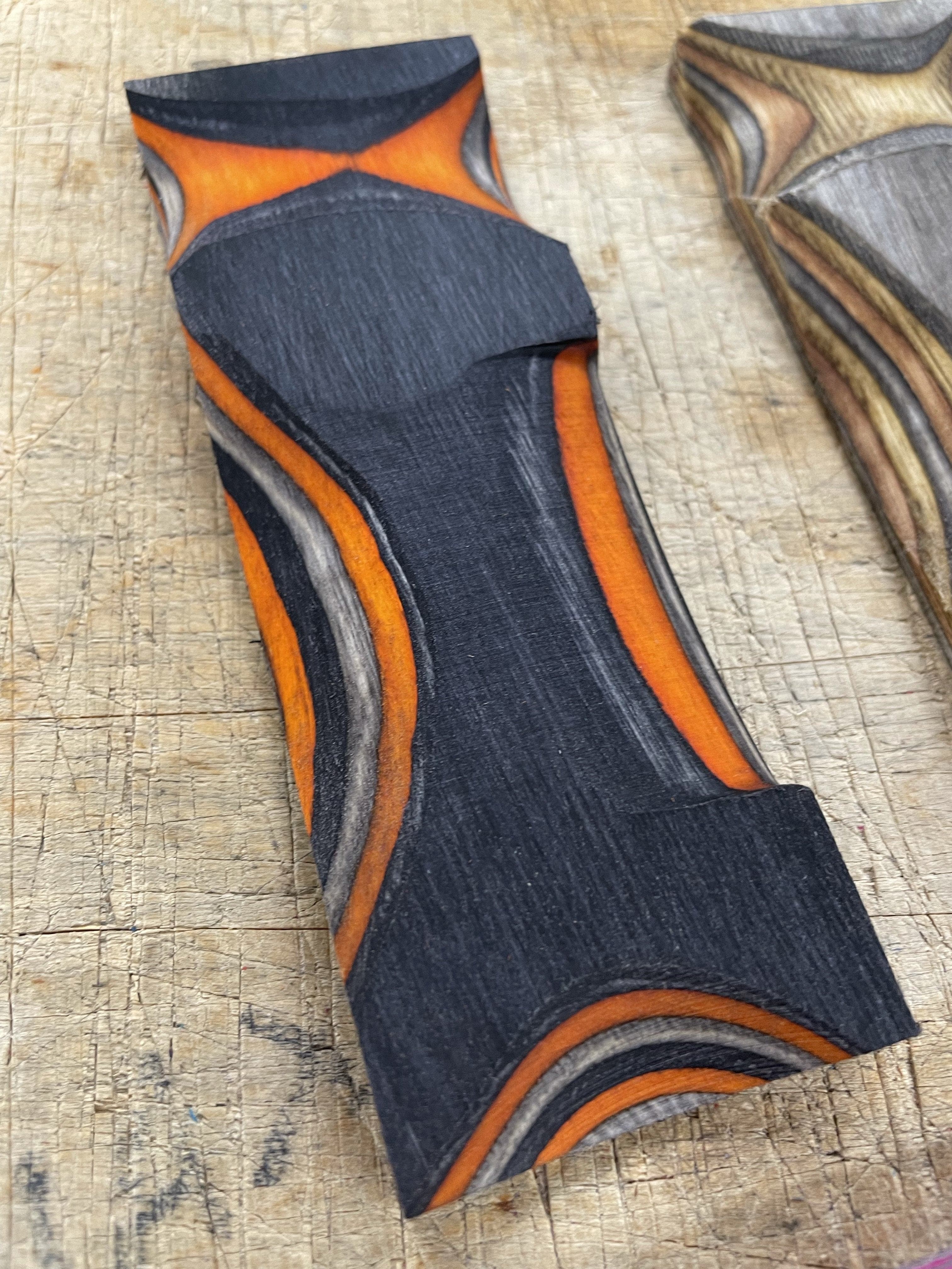 Lawood Plate - Laminated and colored shank blank
