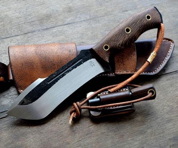 Wooden knife handle blank