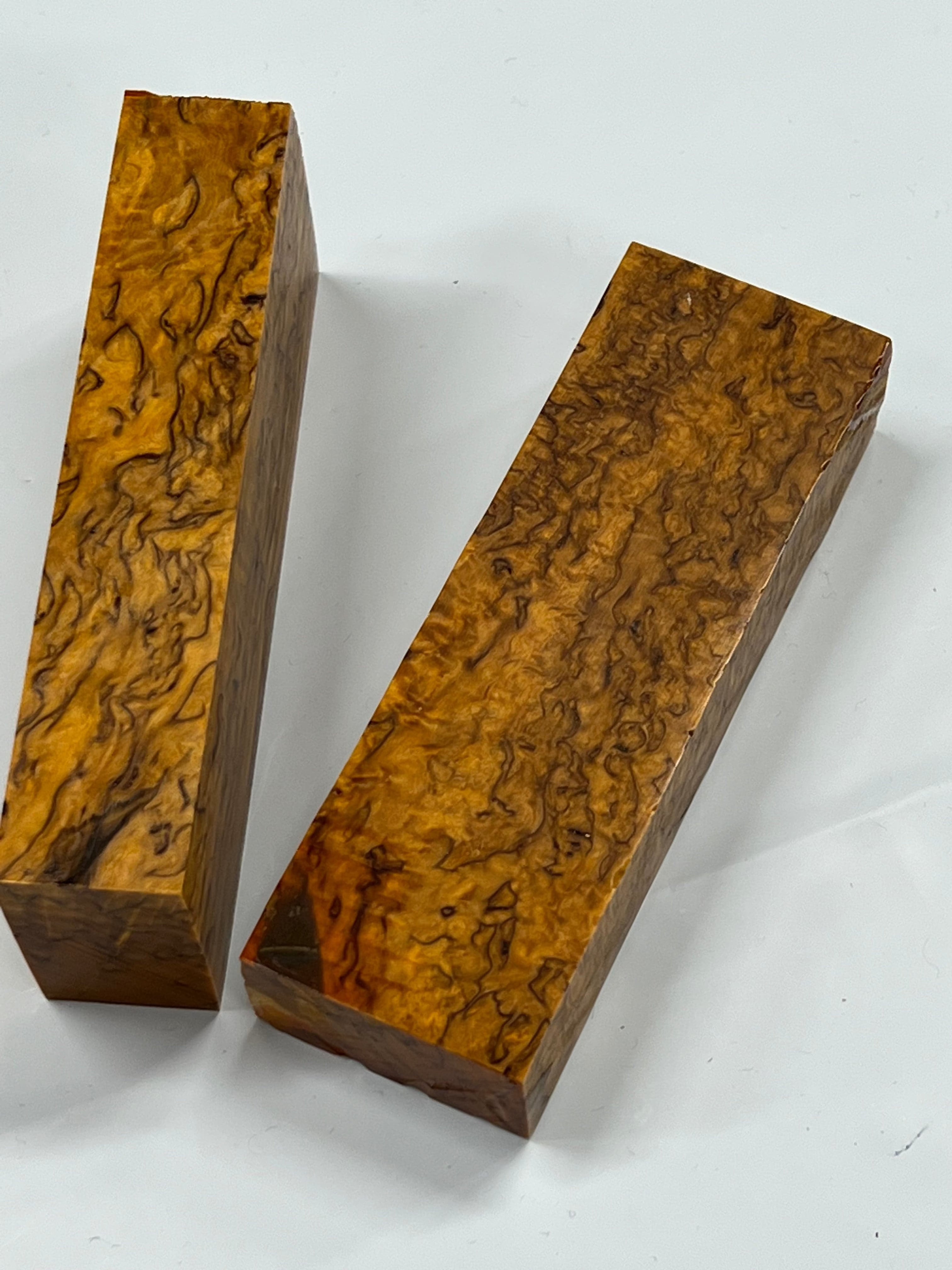Masurbjørk Orange - Stabilized shaft blank