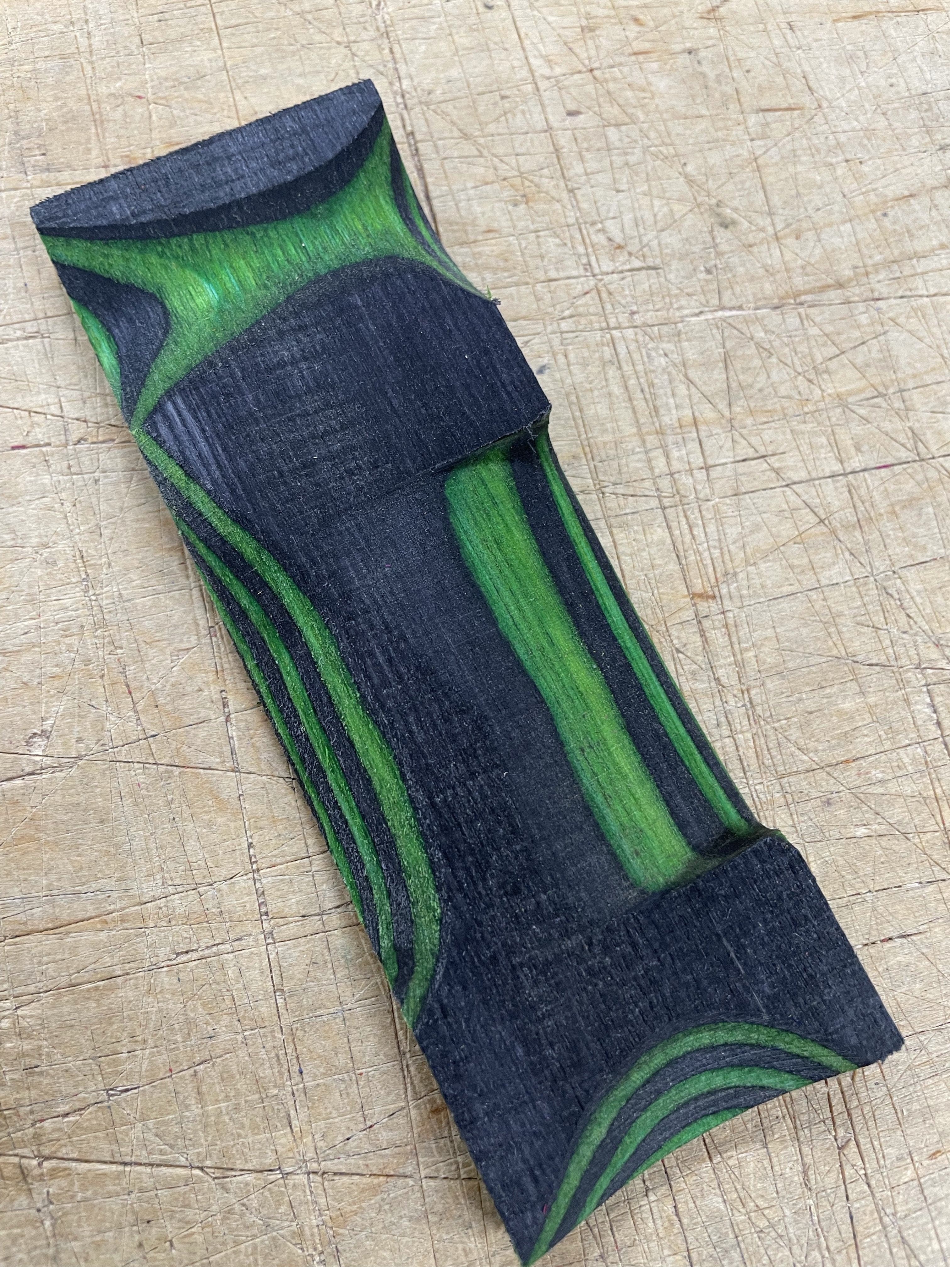 Lawood Plate - Laminated and colored shank blank